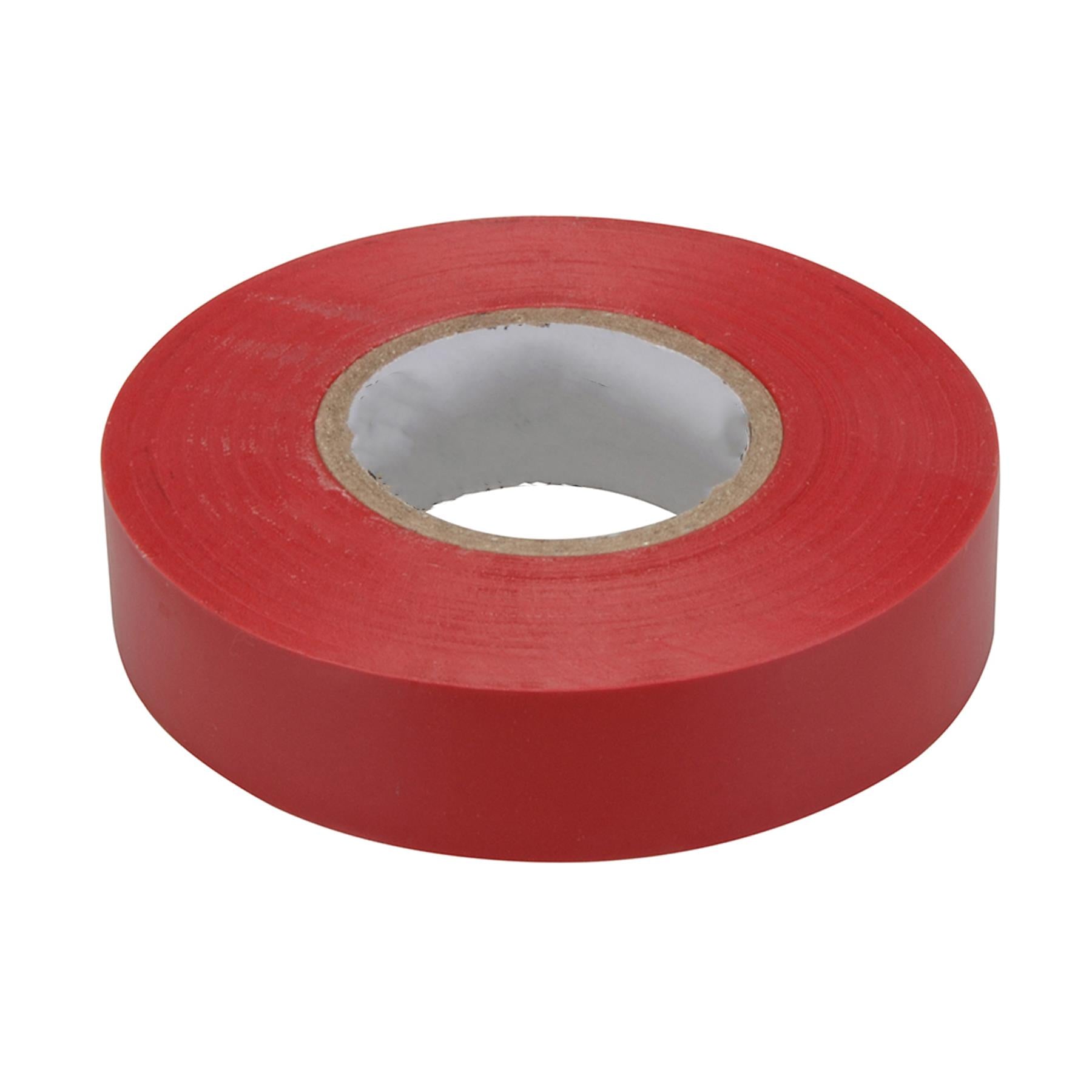 Electrical Pvc Insulation Insulating Tape 22m Retardant Rolls Red by Daptez