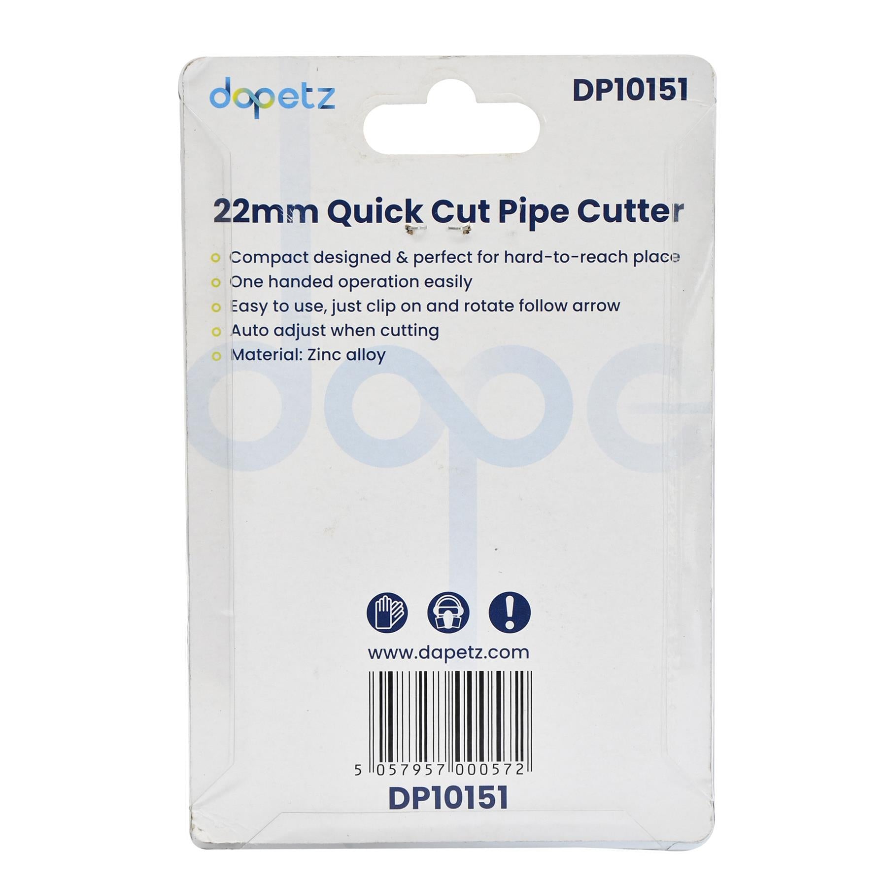 QUICK CUT COPPER PIPE CUTTER / SLICE 22mm PLUMBING UK