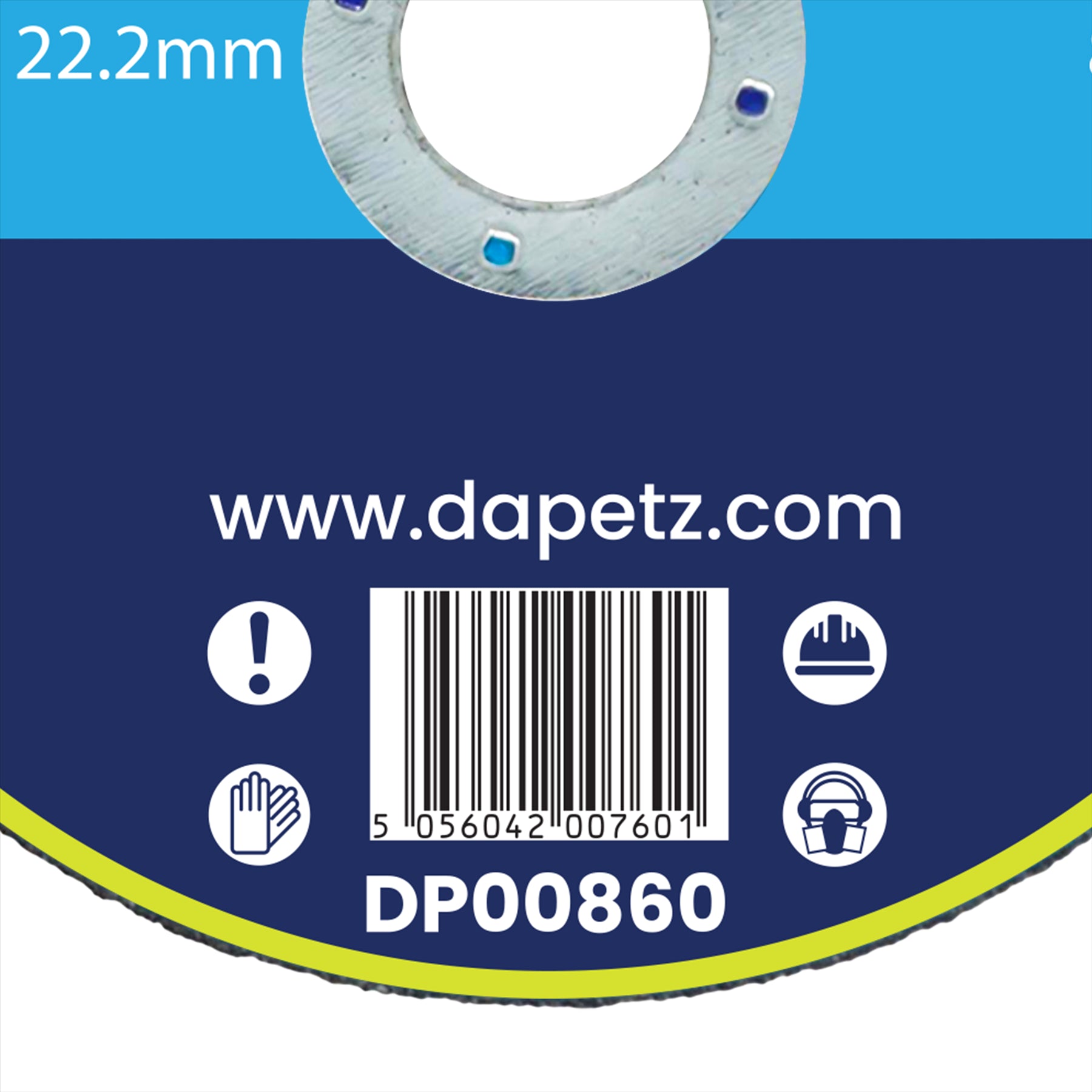 (Pack of 100) Ultra-Thin Metal Cutting / Slitting Discs 115mm for Angle Grinder | 1/2" by Dapetz