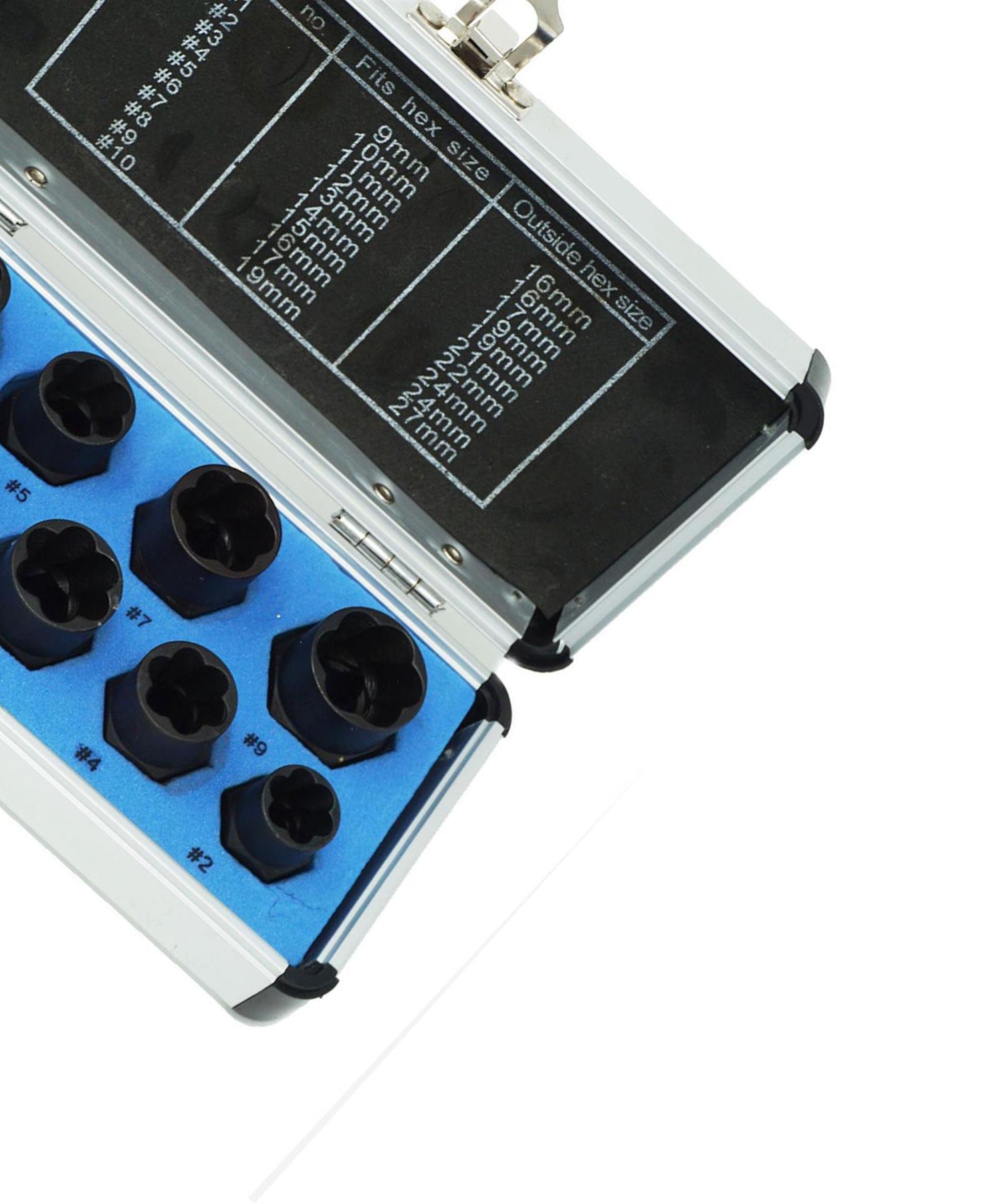 (Pack of 10) Grip & Twist Sockets | Locking Wheel Nut Remover for Damaged & Rounded Bolts by Dapetz