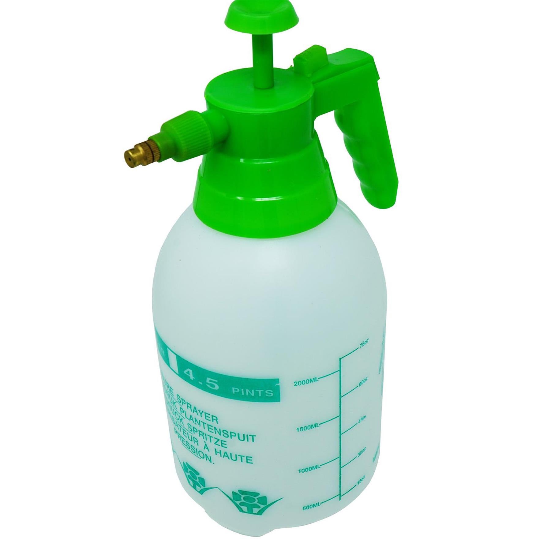Dapetz 2L Pressure Sprayer Bottle Water Spraying Pump Weed Killer, Watering Plants Indoor & Outdoor Use