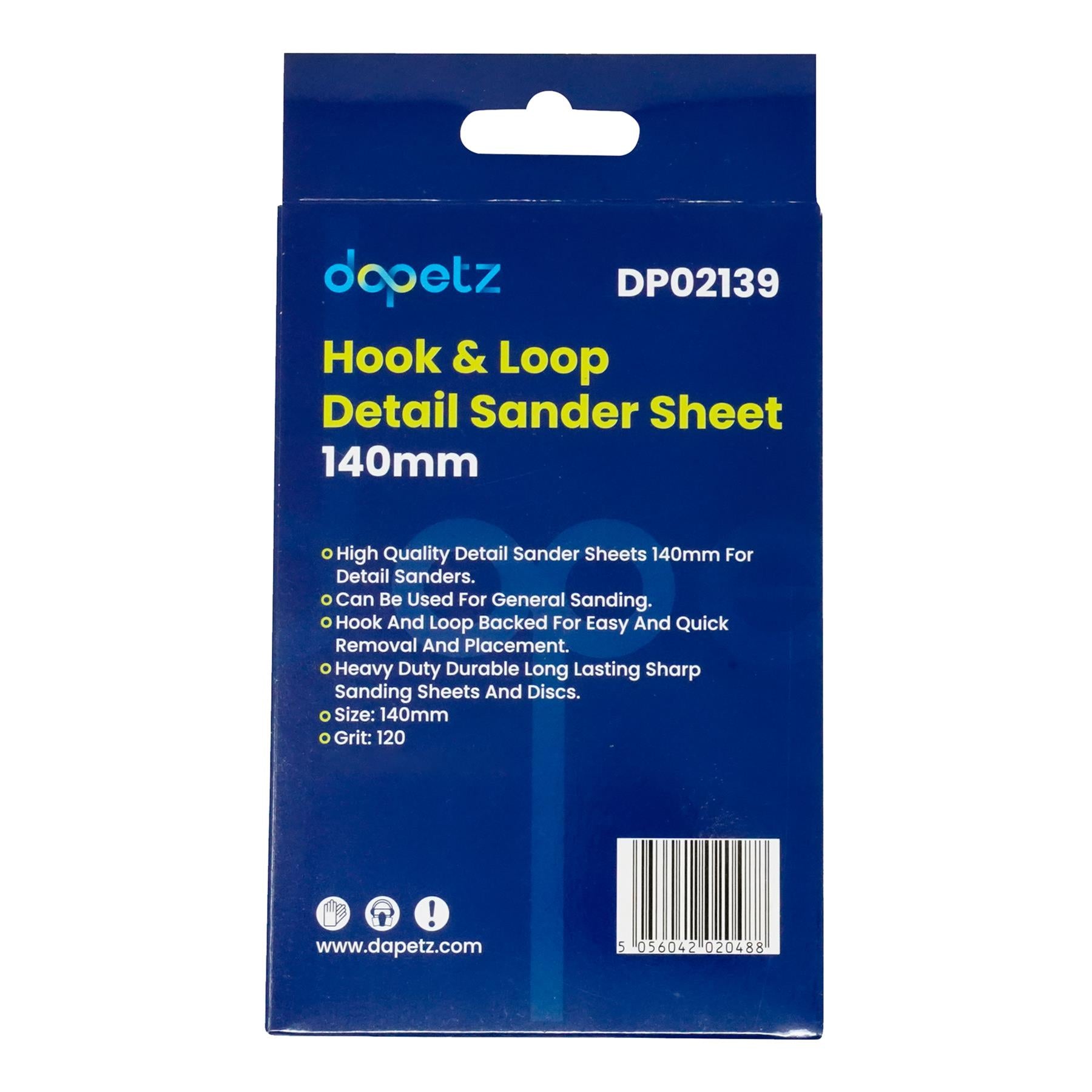 Mouse Sanding Sheets 120 Grit Hook & Loop Sander Pads 5-Holes Sand Paper 40PCS By Dapetz