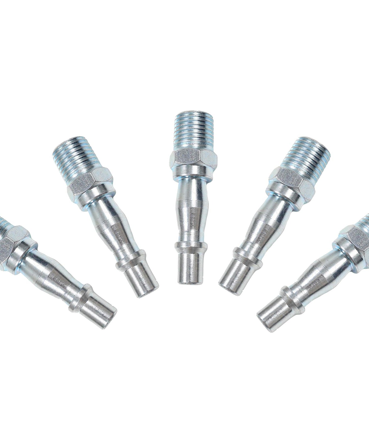 Air Line Hose Fitting Connector Male 1/4" Thread Bayonet For PCL Vertex 5PCS