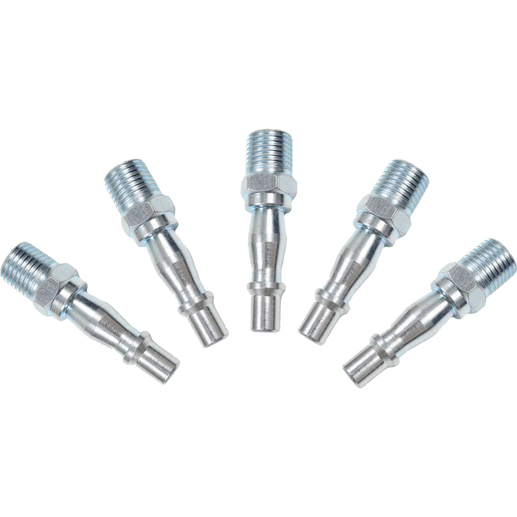 Air Line Hose Fitting Connector Male 1/4" Thread Bayonet For PCL Vertex 5PCS