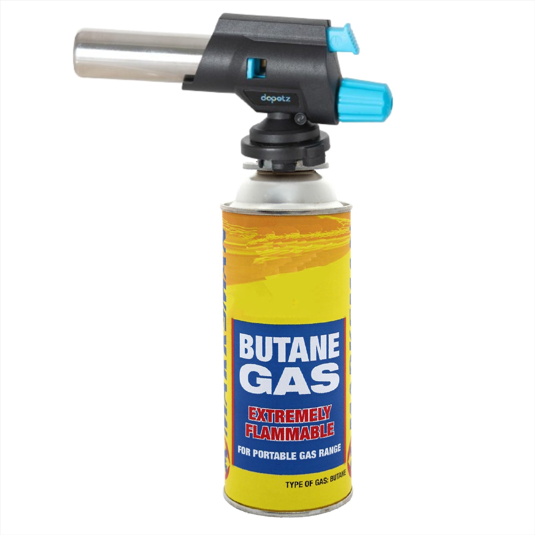 Butane Gas Blow Adjustable Flame Chef Creme Brulee Cooking Soldering 8 Gas Can