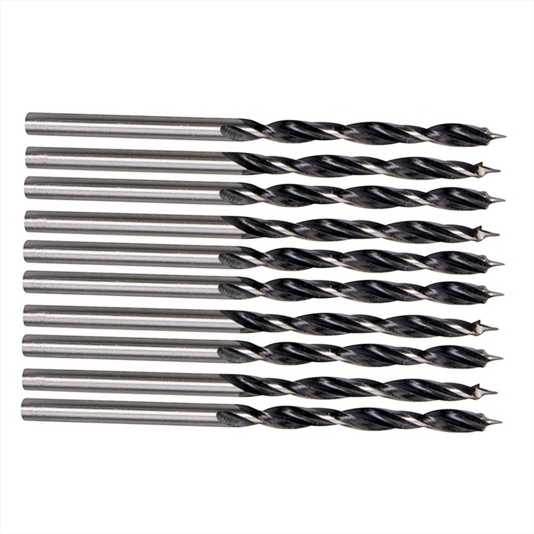 10-Pack Lip & Spur Drill Bits
