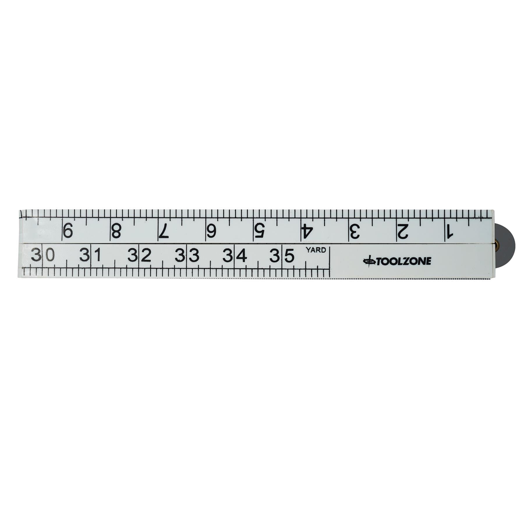 1m Folding Ruler Plastic Rule Measure 3ft Yellow 1000mm