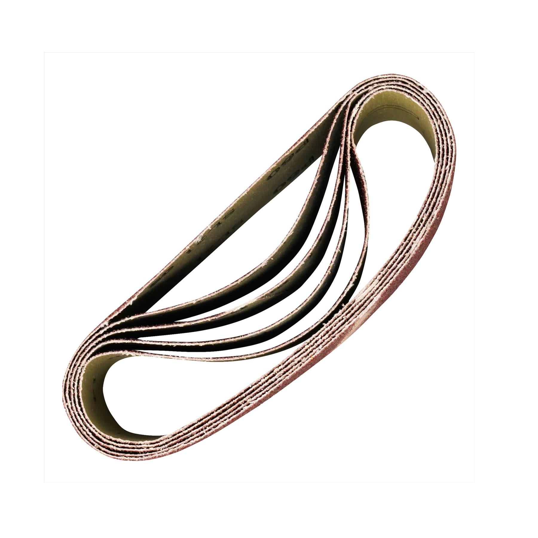 Sanding Belts 5Pcs 65 x 410mm 40/60/80/120 Grit Very Coarse Sanding Belts By Dapetz