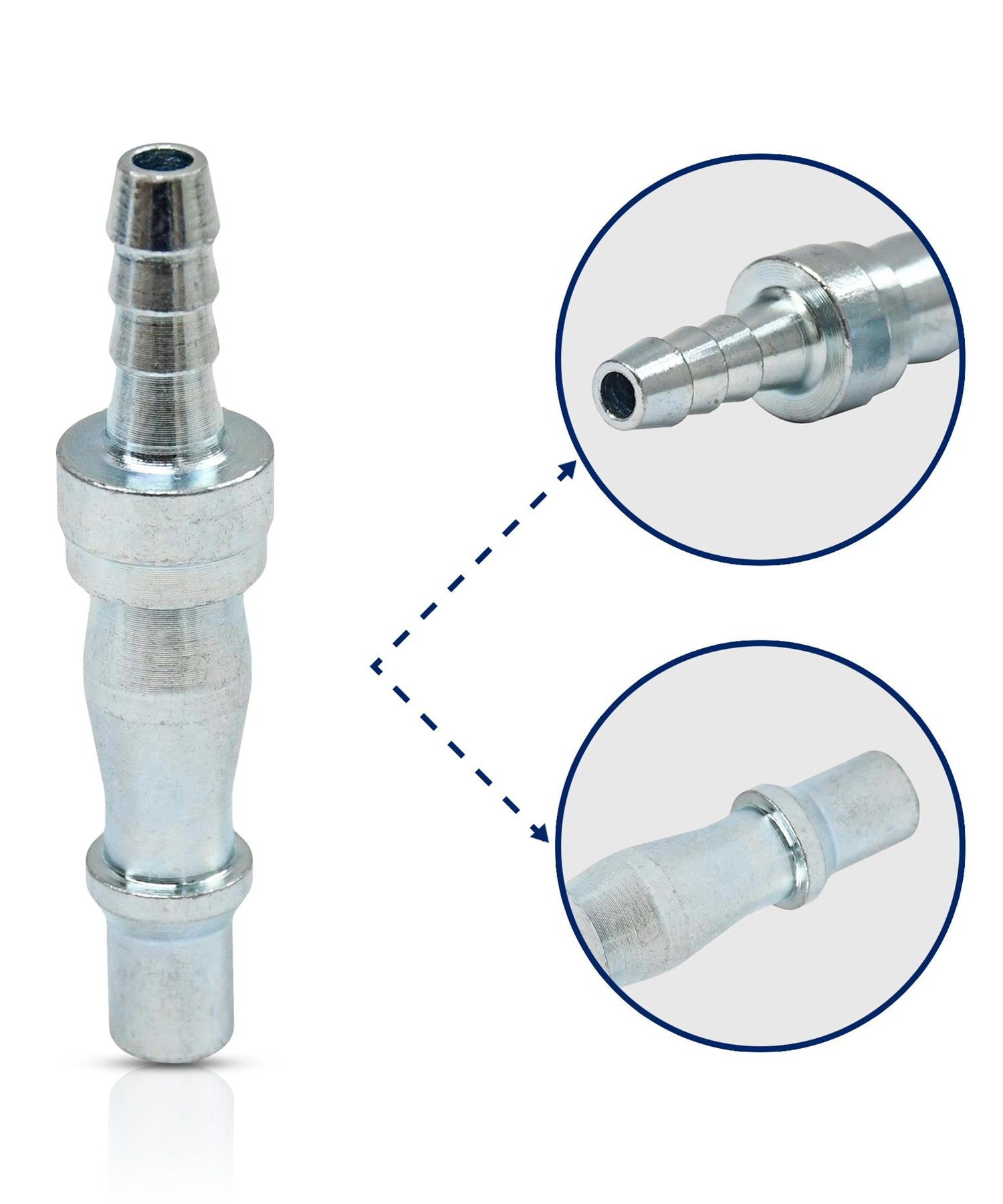 Air Line Hose Fitting Connector Barb Hose End 6mm Bayonet Coupler For PCL Vertex 2PC