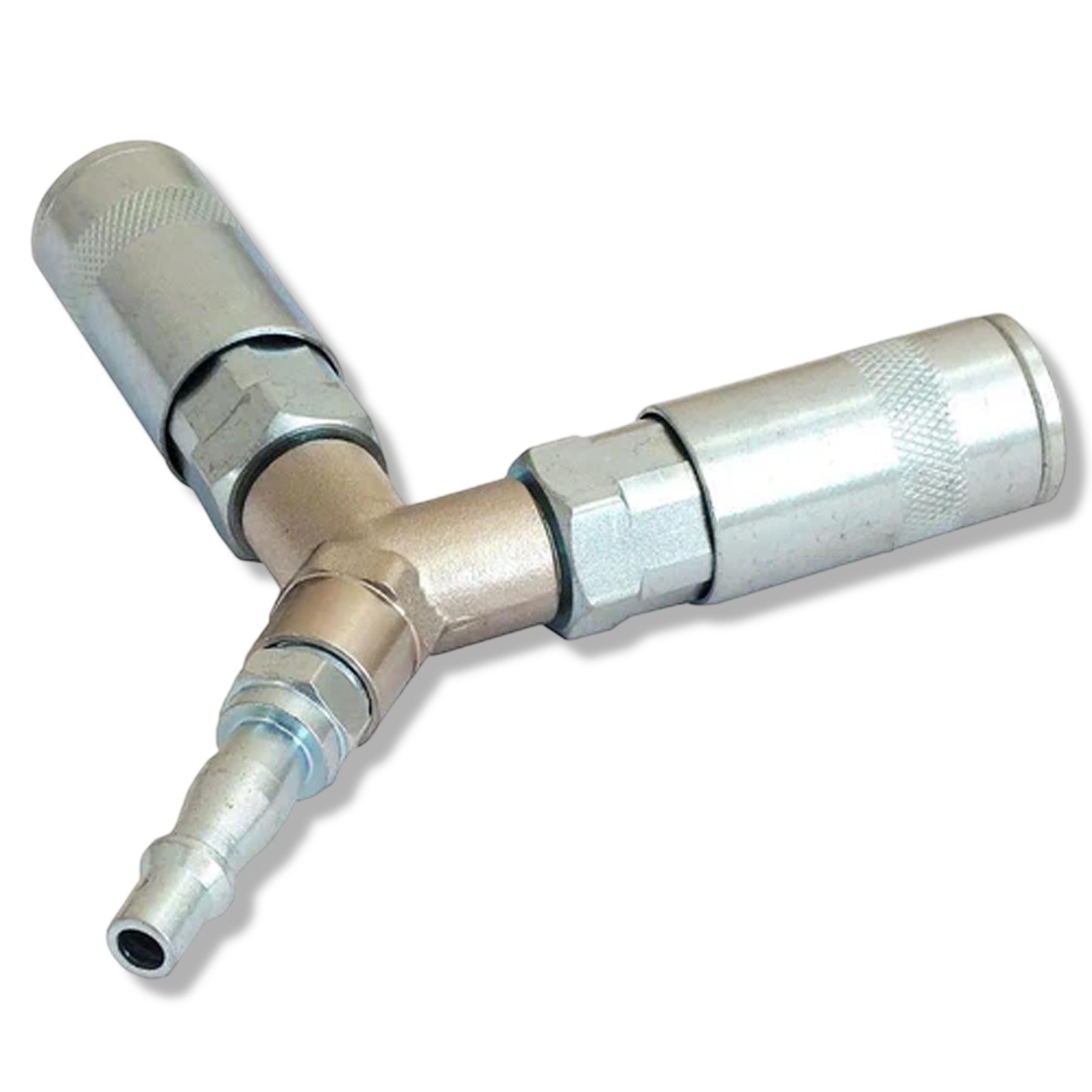Vertex Airline 3 Way Y Connector Quick Release Fittings For Compressor Air Hose