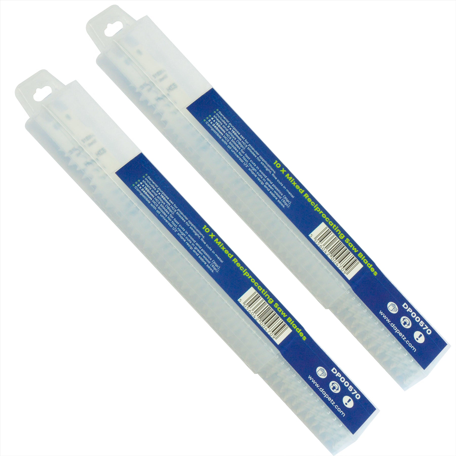 20x Reciprocating Saw Blades Wood Bi-Metal for Bosch Dewalt Makita 5,6,18 TPI by Dapetz