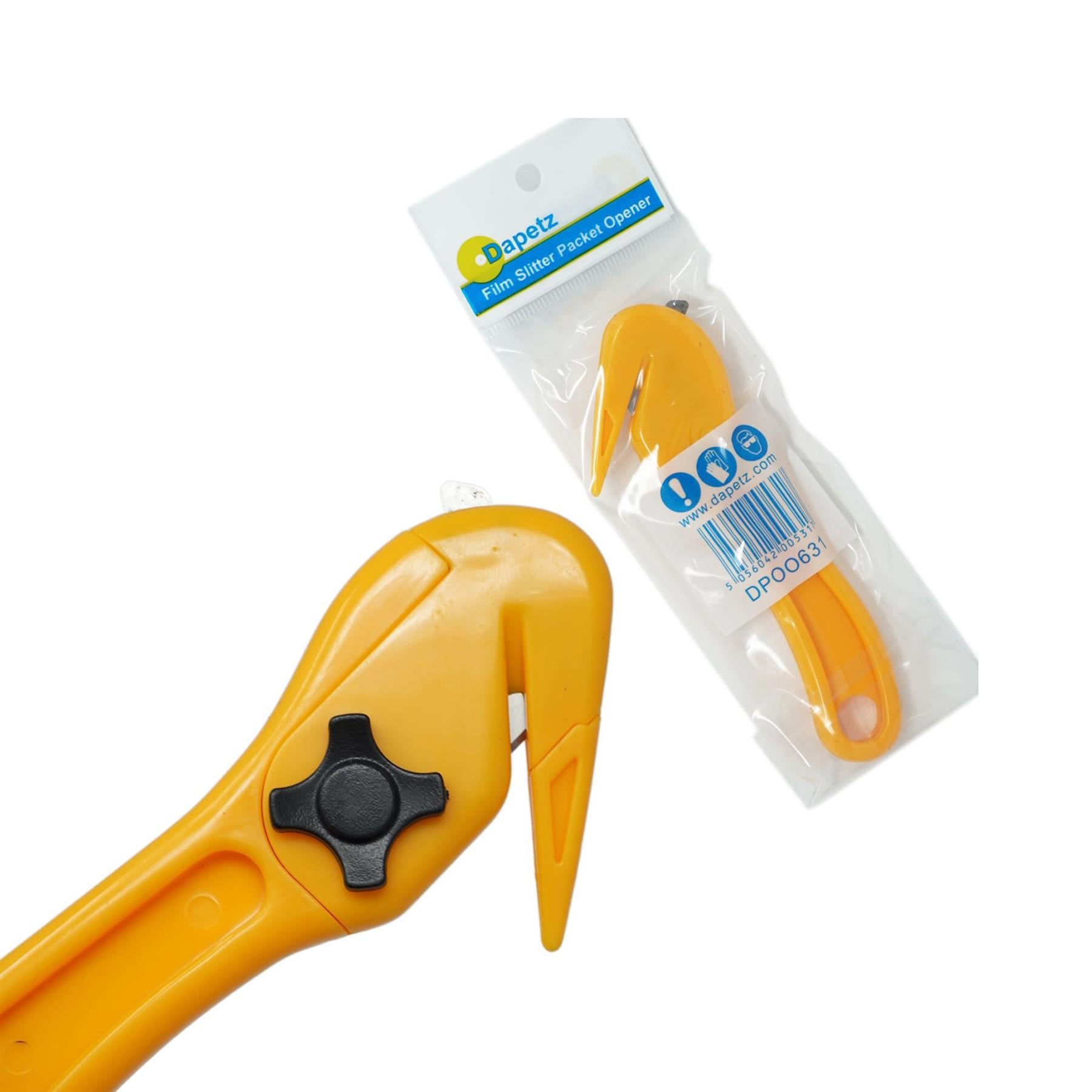 Safety Knife Film Slitter Strap Band Carton Box Tape Cutter Packet Opener 1PC By Dapetz