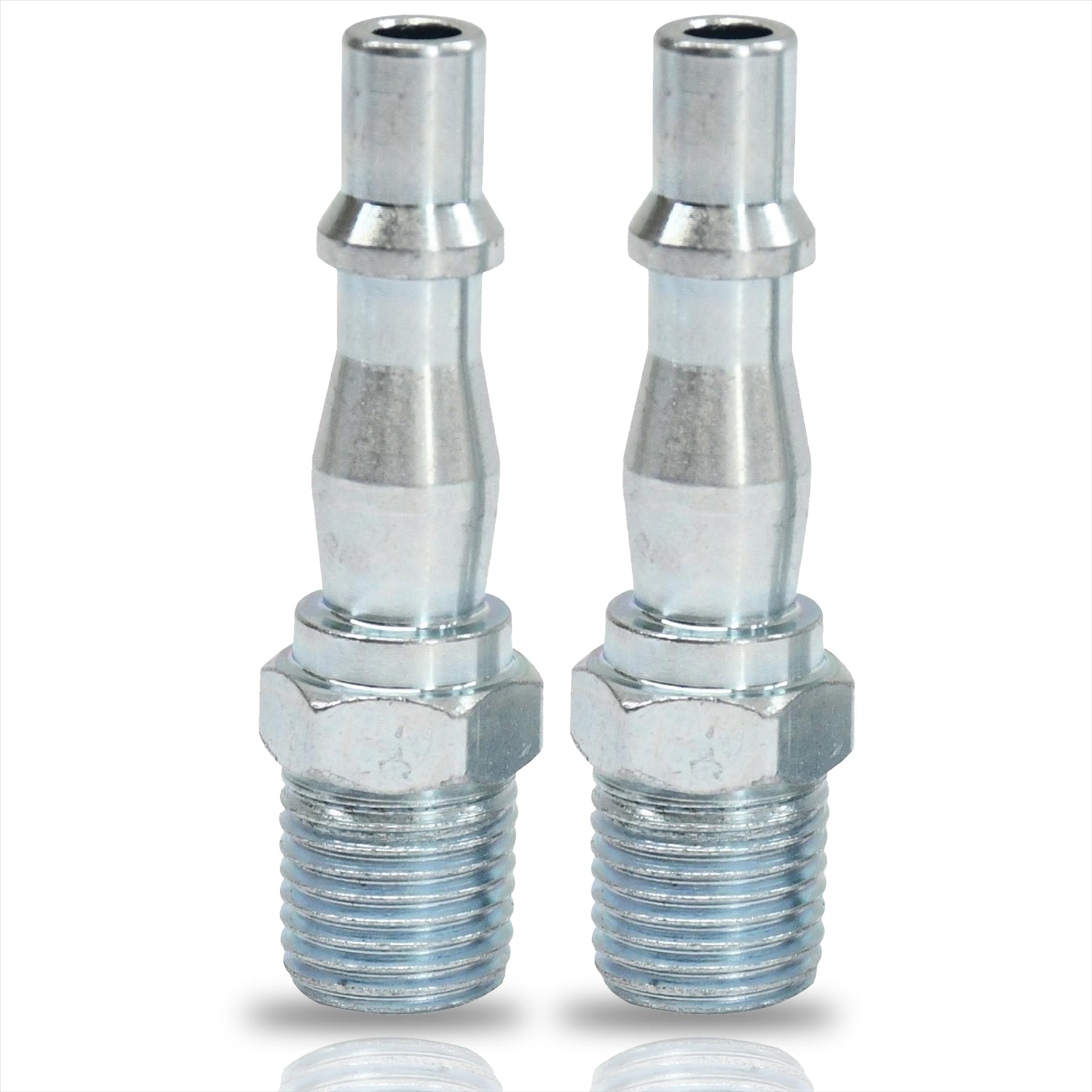 Air Line Hose Fitting Connector Male 1/4" Thread Bayonet For PCL Vertex 2Pcs