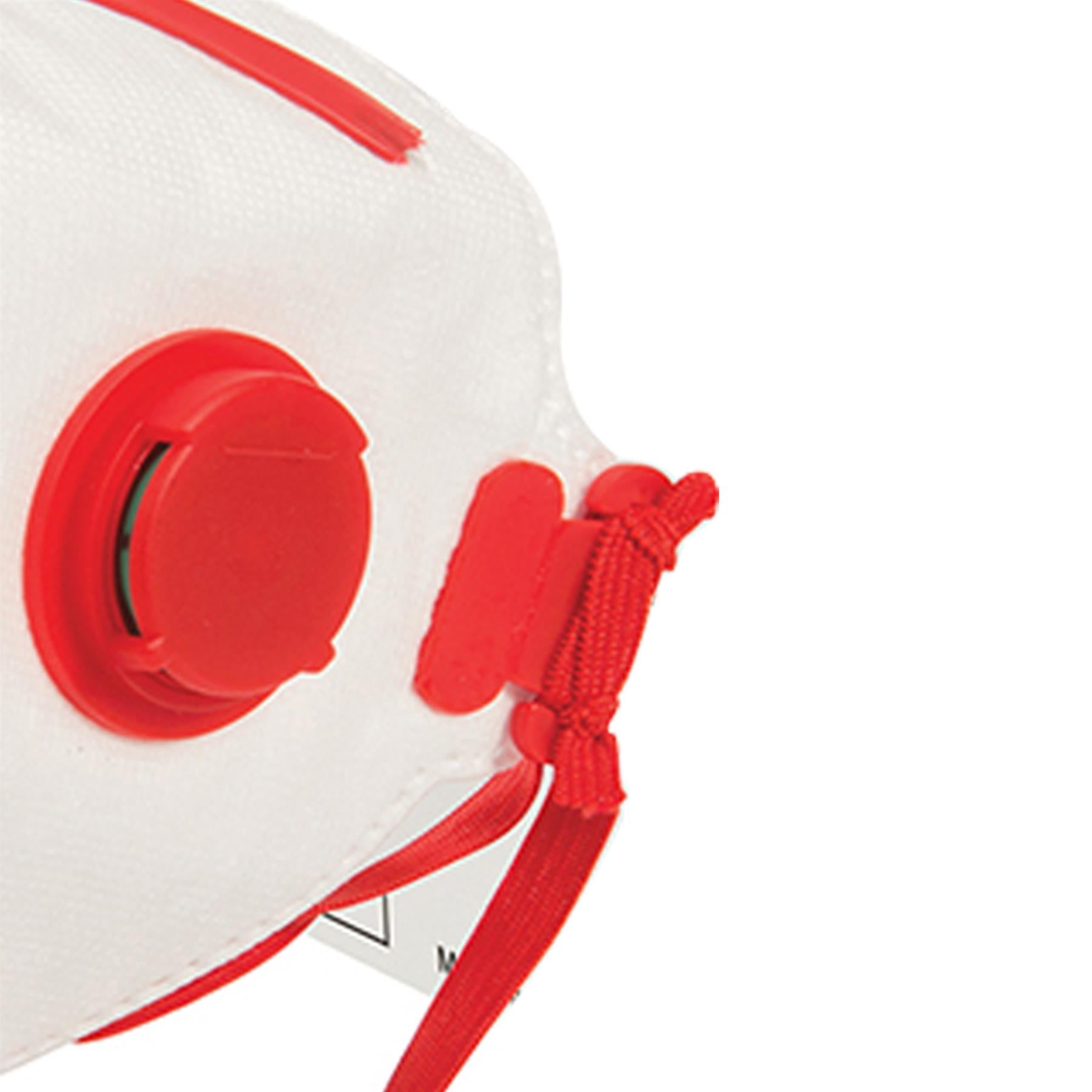 (Pack of 2) Face Mask Respirator Valved FFP3 | Sanding, Paint, Dust & Bodyshop Safety Fold Flat by Dapetz