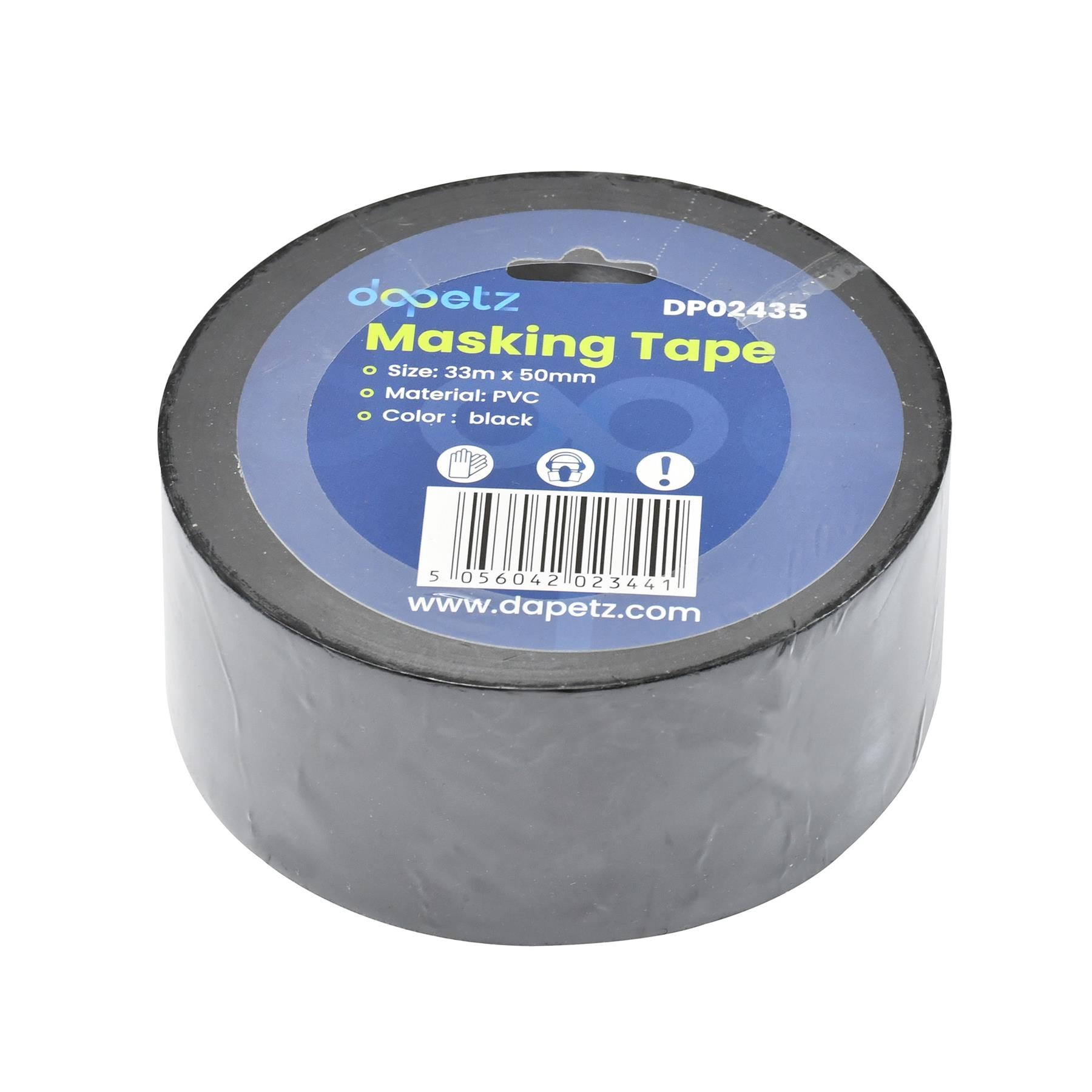 10PCS Wide Black PVC Electrical Tape 50mm x 33m Insulation Flame Retardant Long By Dapetz