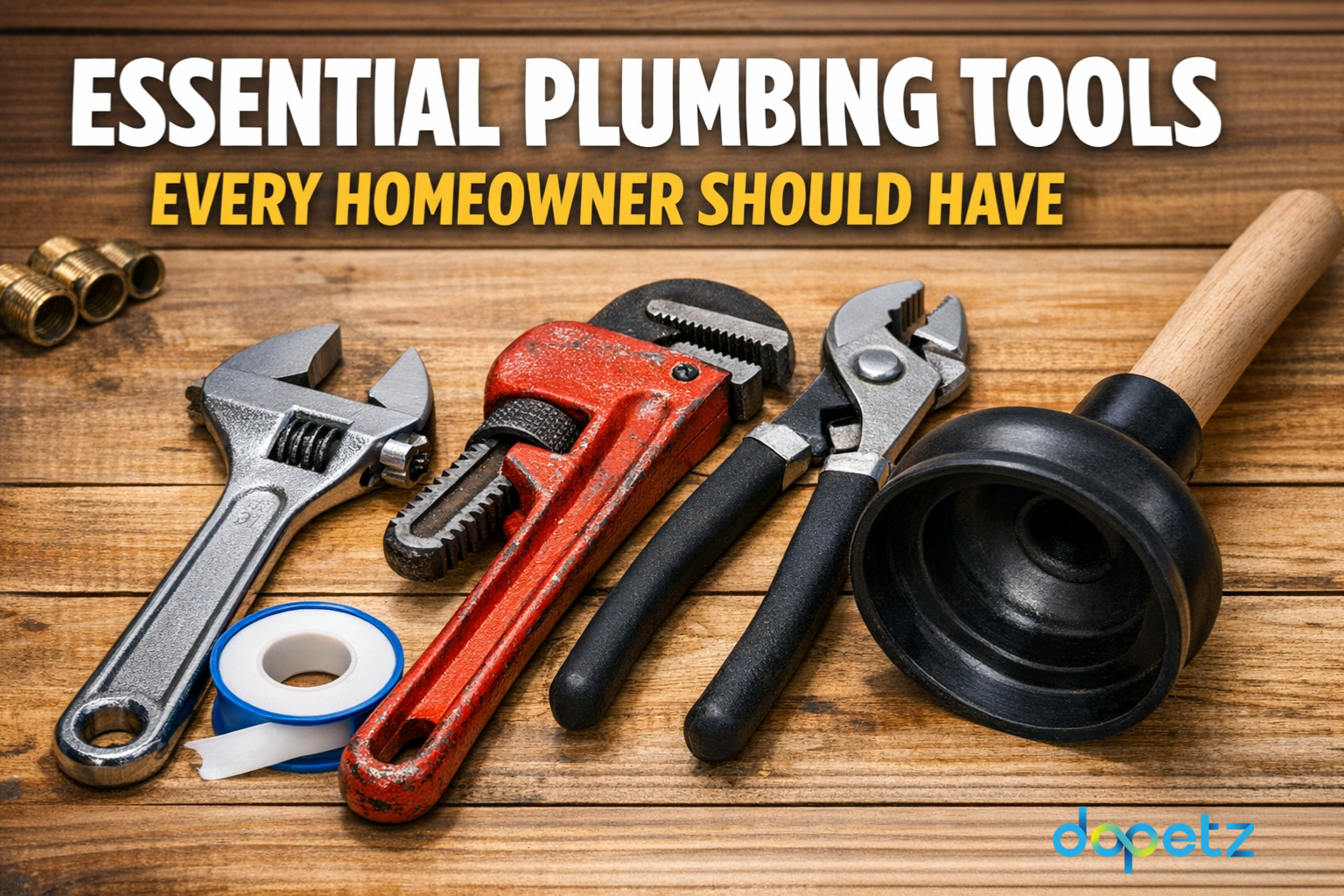 10 Essential Plumbing Tools Every UK Homeowner Should Have