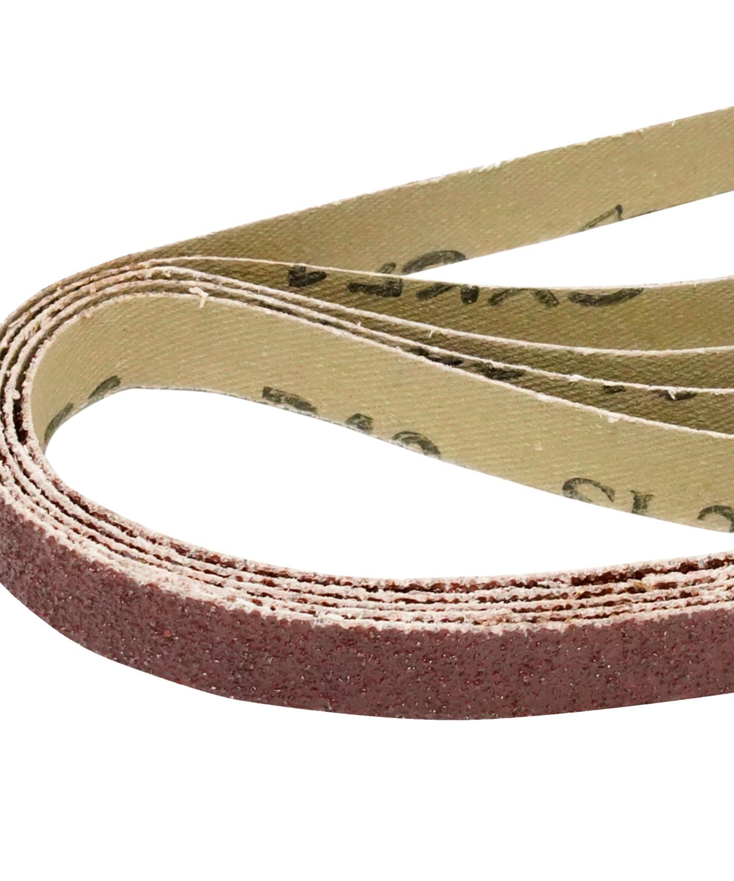 20 Sanding Sander Belts 13mm X 457mm 80 Grit Coarse Fits Powerfile Finger