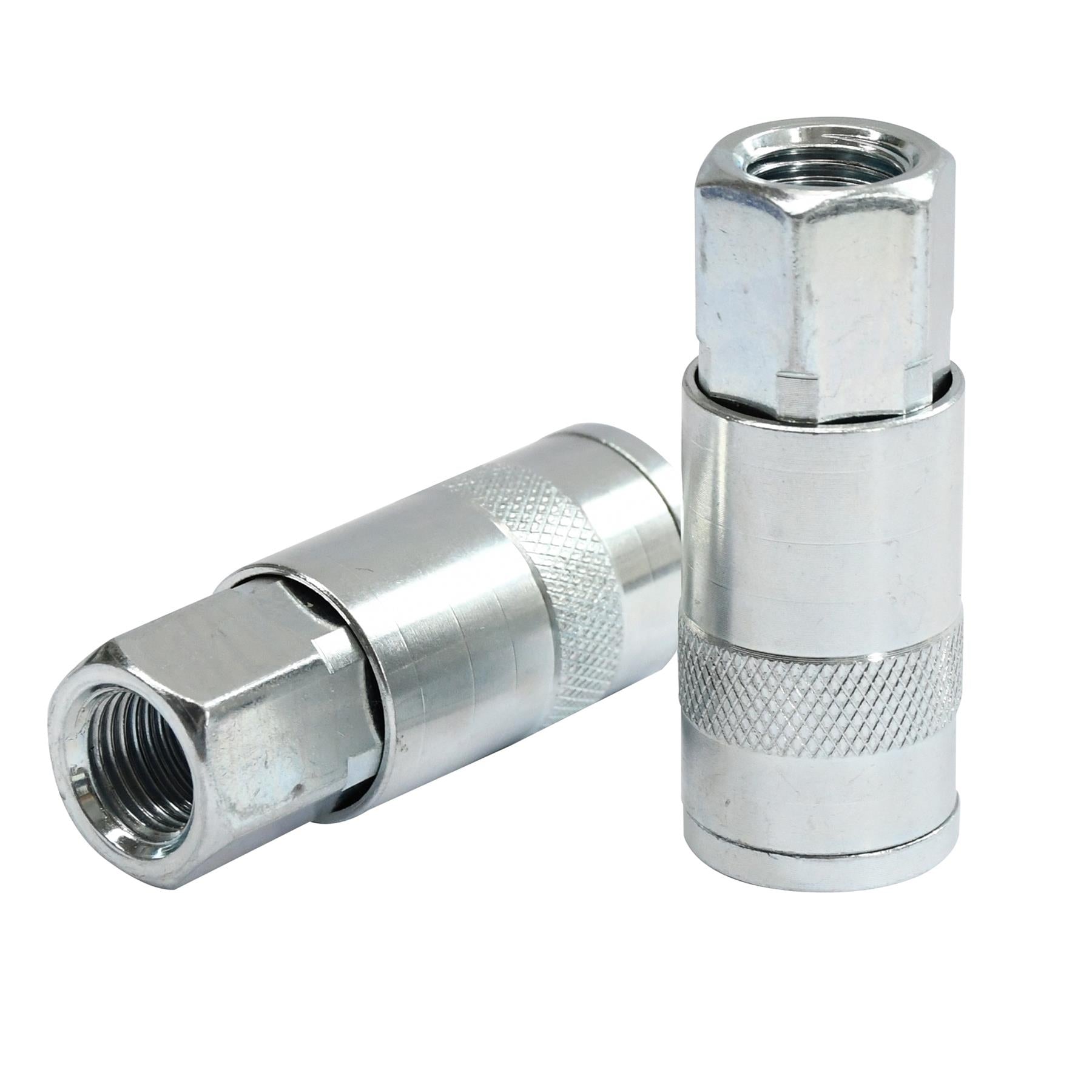 Vertex Air Line Fitting Quick Release Compressor Air Hose 1/4" Female Thread 2PC