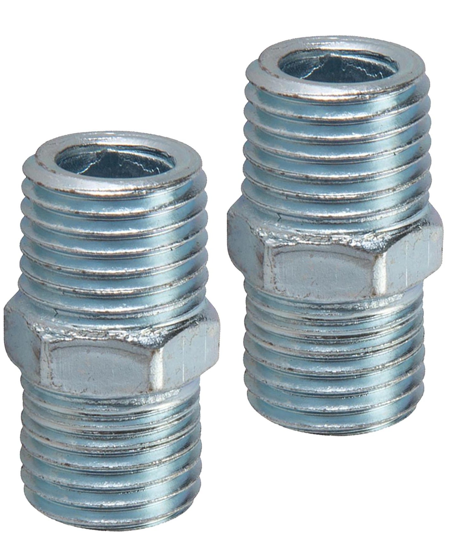 2 Equal Union Connector 1/4" Double Male Adaptor Airline Compressor Hose Fitting