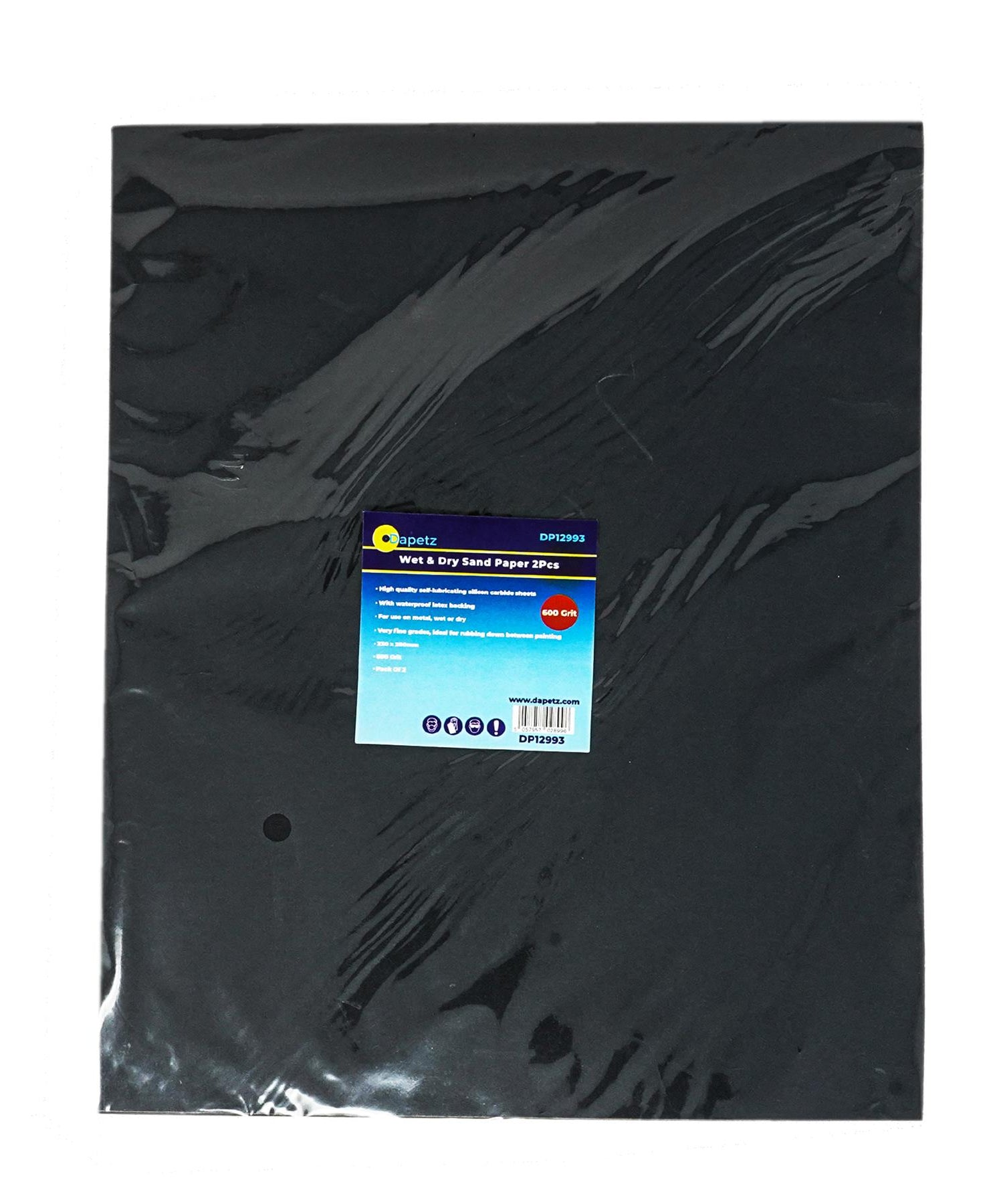 Wet And Dry Sandpaper 600 Grit Sand Paper 230x280mm Sanding Finishing A4 2Pcs By Dapetz