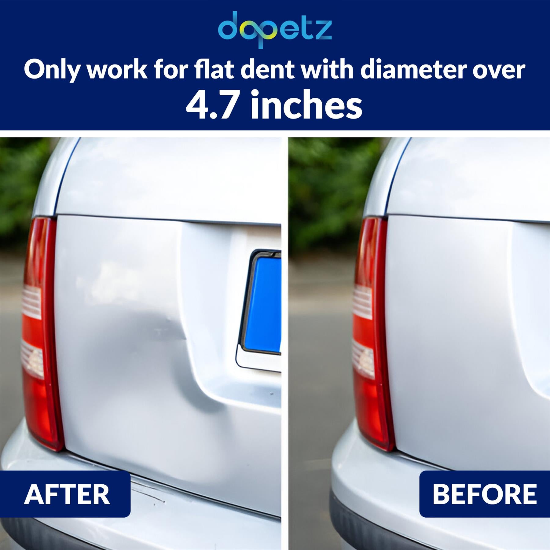 2PCS Suction Cup Car Body Ding Remover Repair Sucker Dent Puller Bodywork 35KG By Dapetz