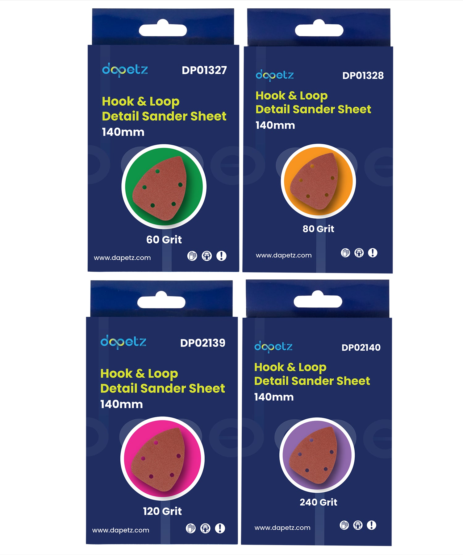 40 Mouse Sanding Sheets To Fit Black And Decker Detail Palm Sander All Grades