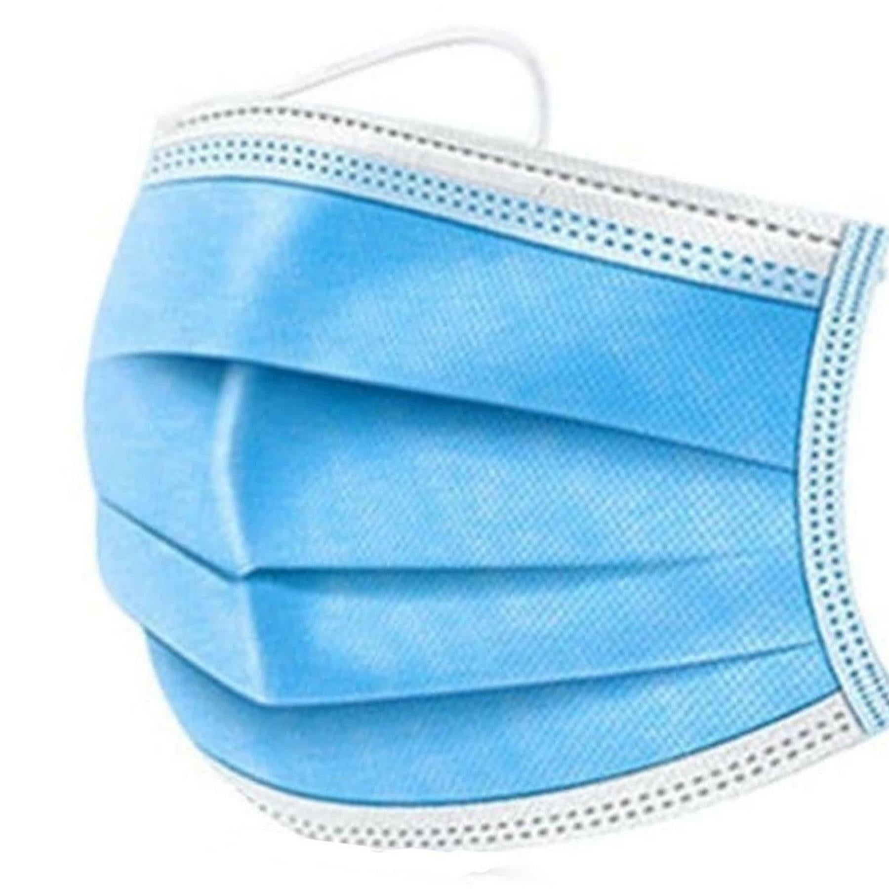 500 3-Ply Disposable Face Masks Sanding Paint Aerosol Dust Bodyshop DIY Safety