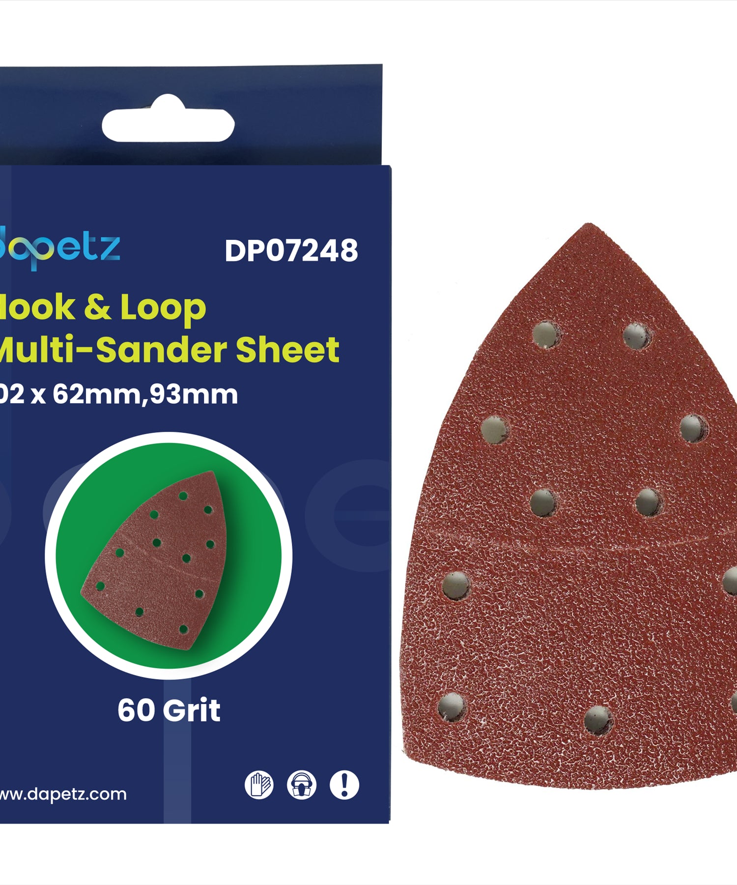 40-180 Grits Mouse Sanding Sheets Hook and Loop Sander Pads 11-Holes Sand Paper 50PC