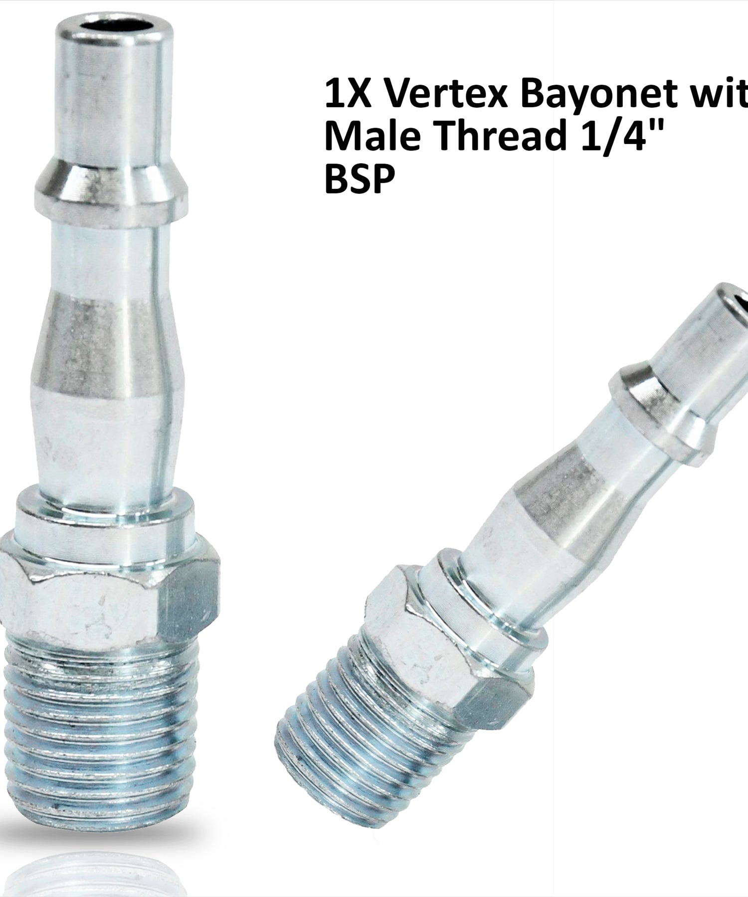 Air Line Hose Fitting Connector Male 1/4" Thread Bayonet Coupler For PCL Vertex