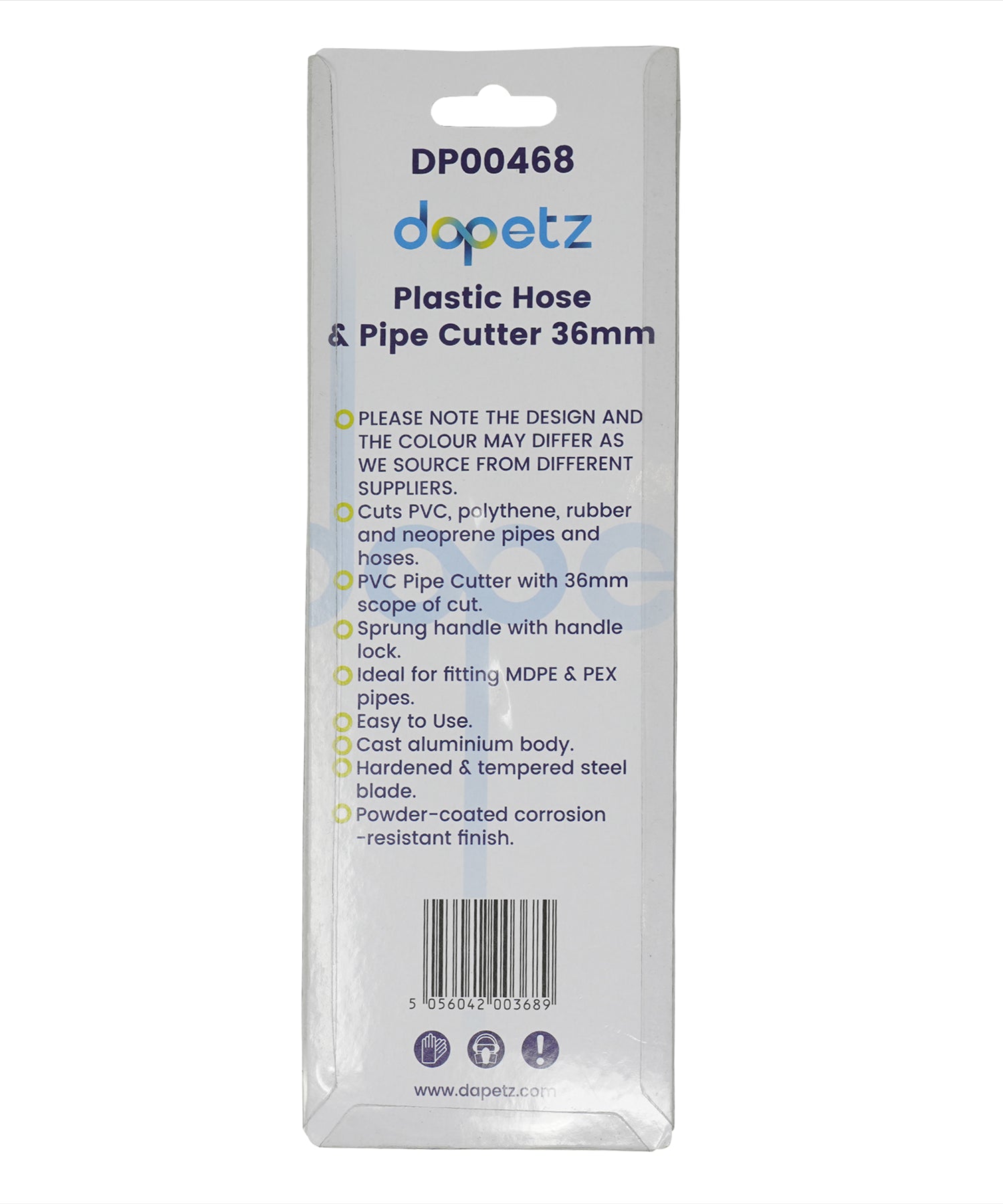 Plastic Hose Pipe Cutter Pvc Pipe 36mm Polybutyene Neoprene Rubber Plumbing Tool by Dapetz