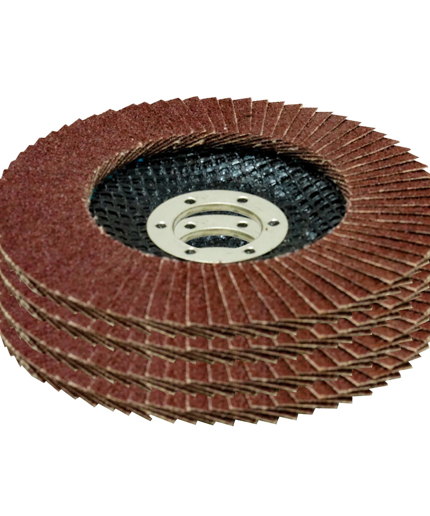 4x Flap Discs 115mm Sanding 40/60/80/120 Grit Grinding Wheels Discs 4.5" Aluminium Oxide Angle Wheel For Bosch By Dapetz