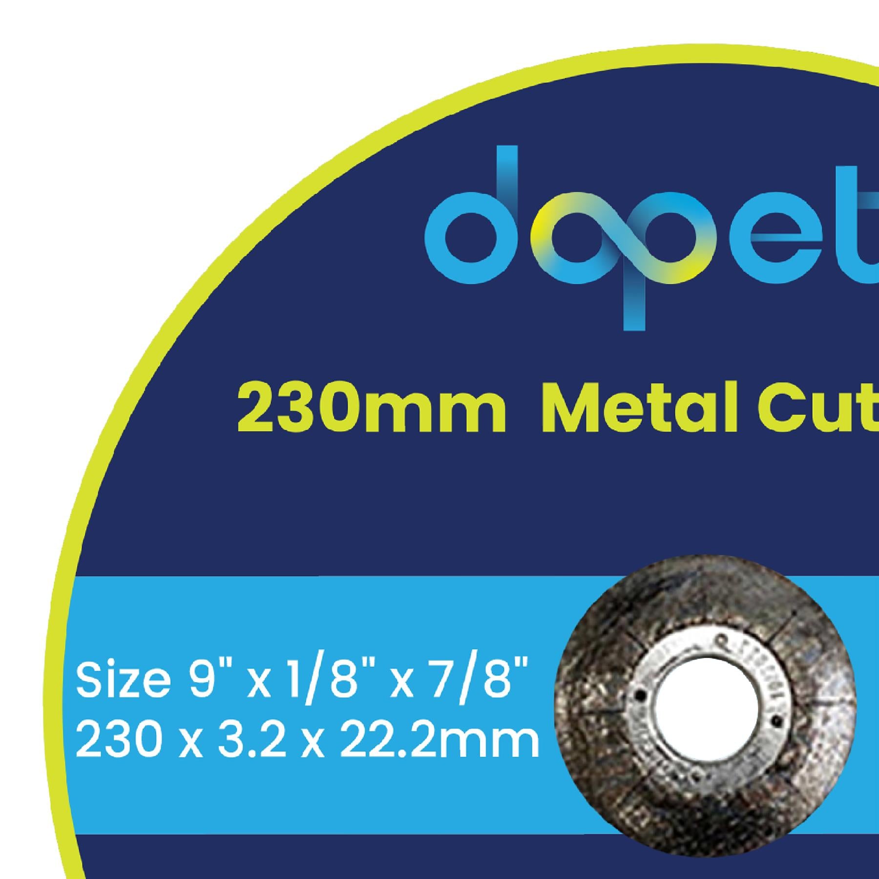 1x Metal Cutting Discs  Angle Grinder Disc Thin Stainless Steel 230mm