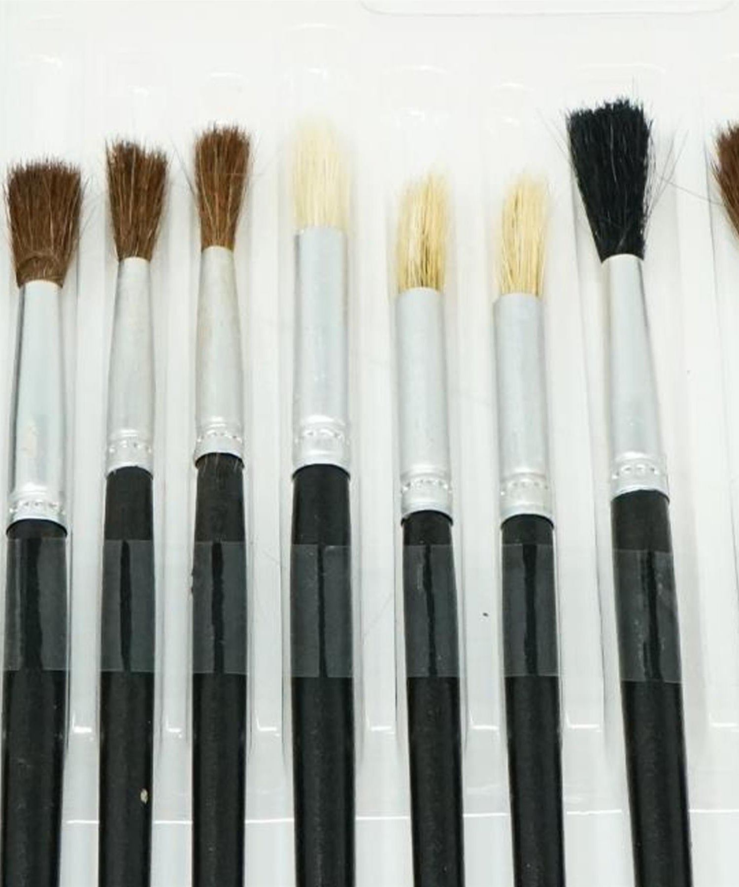 15 PCS ASSORTED ARTIST PAINT BRUSH SETS Acrylic/Oil/Watercolour Thin Thick round By Dapetz