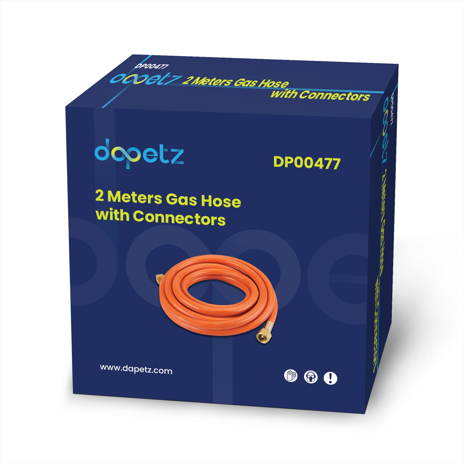 Gas Torch Hose Pipe 2 Meter Propane Brazing Roofing Paint Striping G3/8 W21.4