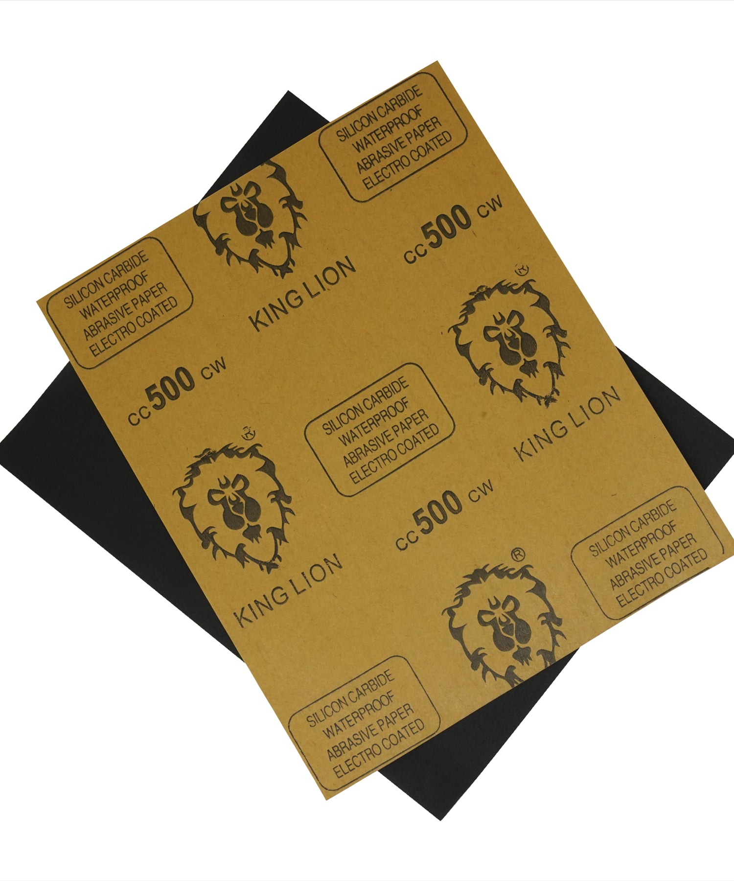 Wet And Dry Sandpaper 500 Grit Sand Paper 230 x 280mm Sanding Finishing A4 2Pcs By Dapetz