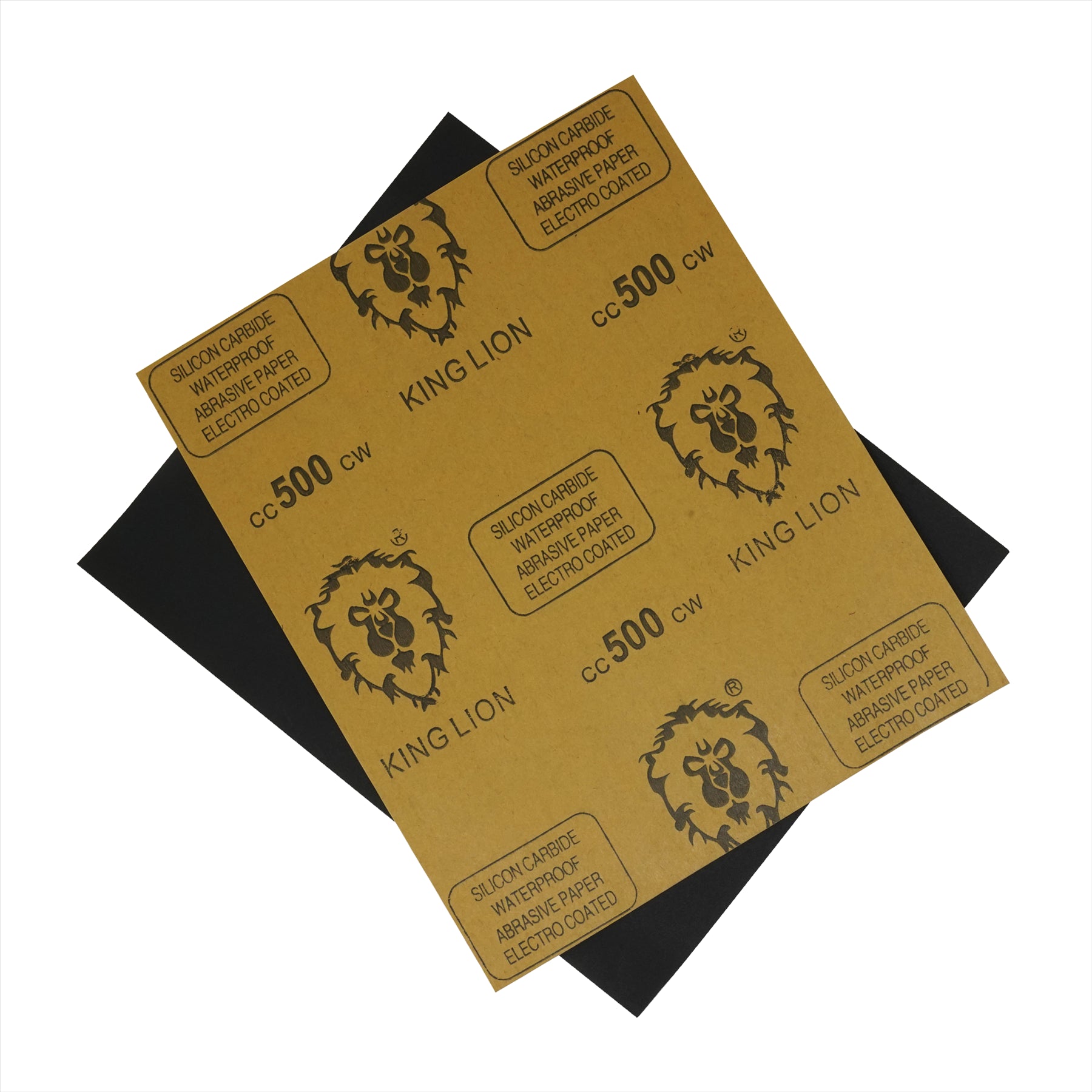 Wet And Dry Sandpaper 500 Grit Sand Paper 230 x 280mm Sanding Finishing A4 2Pcs By Dapetz