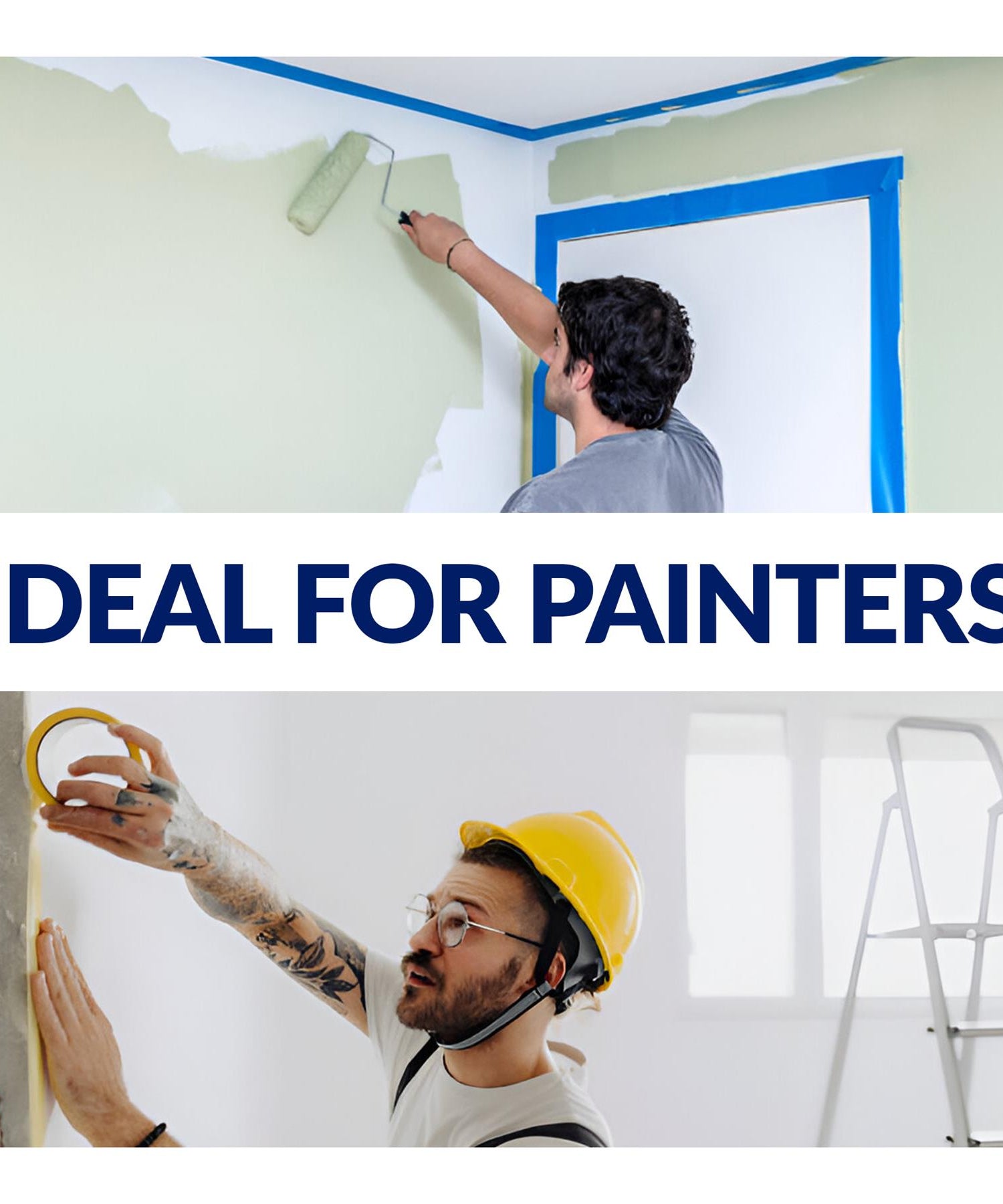 12PCS Masking Tape 25mm x 50m Professional Painting Automotive Auto Car White By Dapetz