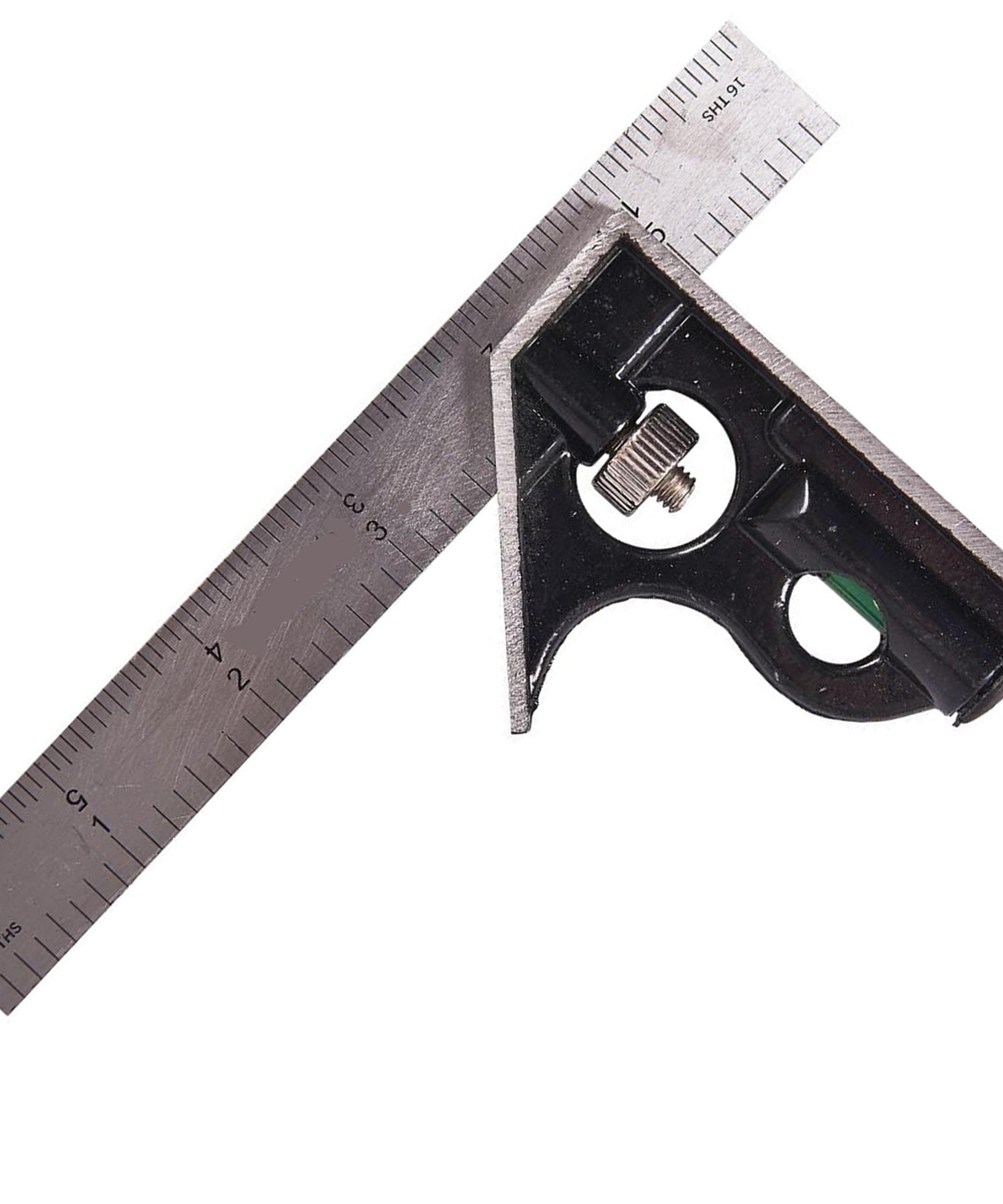 Combination Square Stainless Steel Spirit 6" Level Measuring Tool Tempered By Dapetz