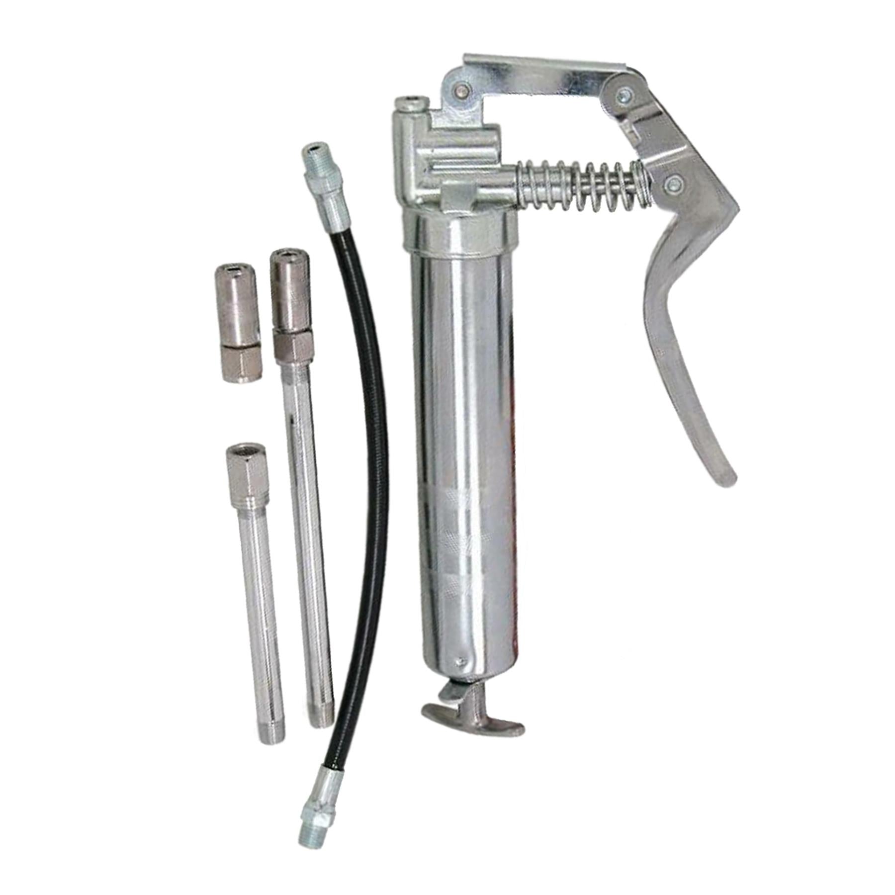 Pistol Grip Grease Gun Set With 3 Cartridges For 3Oz Cartridge Or Bulk Grease