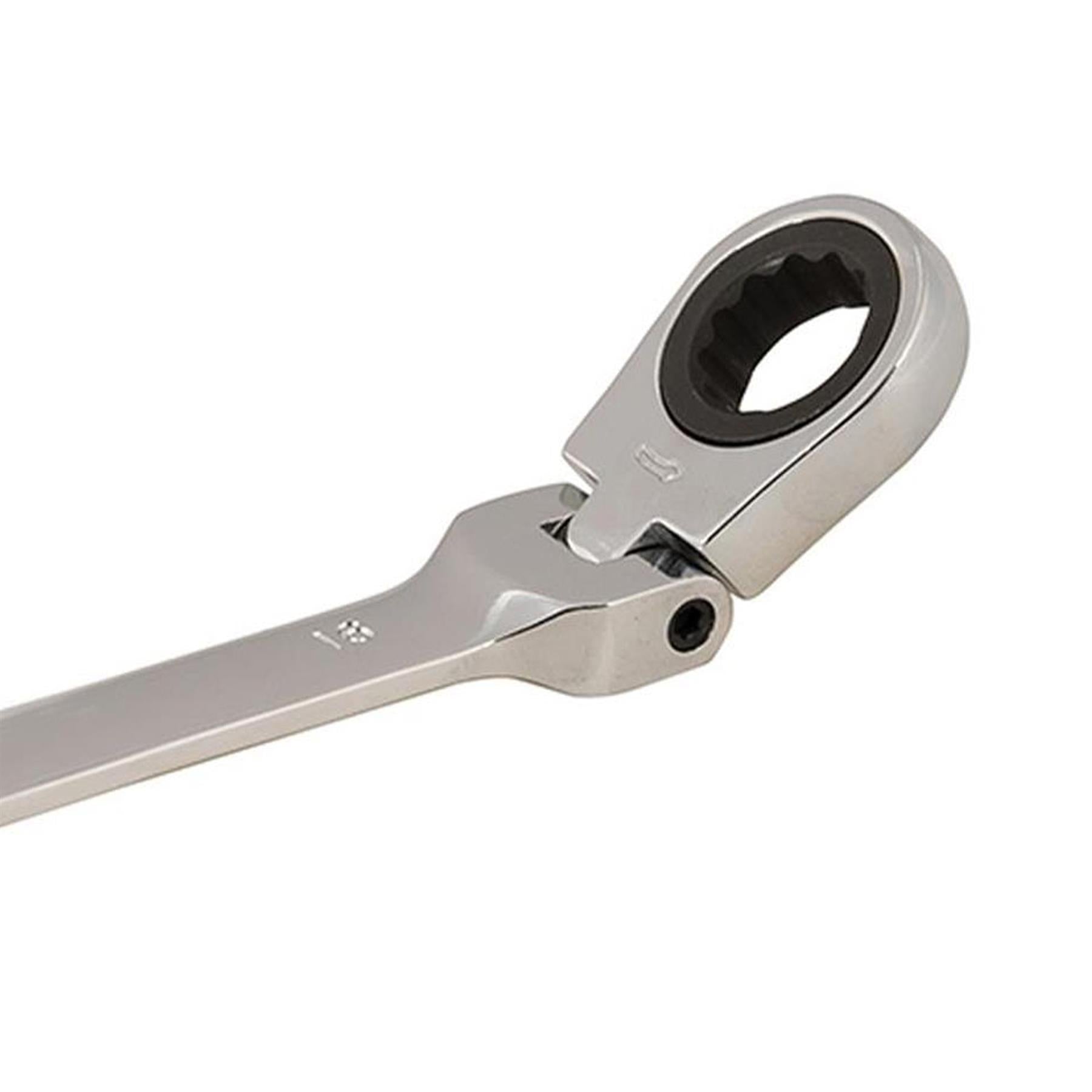 16mm Flexible Head Ratchet Metric Spanner Open End & Ring Guaranteed