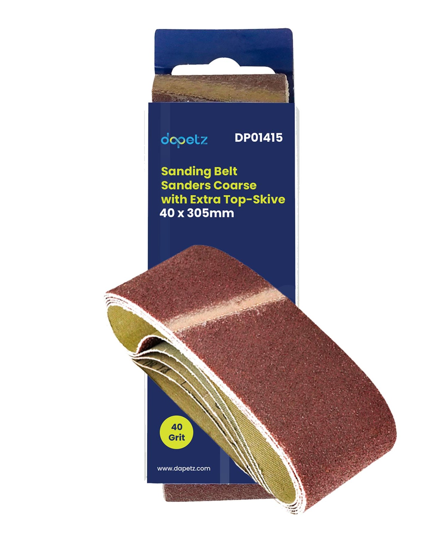 20Pcs Sanding Belts 40 x 305mm Aluminium Oxide 40 Grit For Bosch Makita Sander By Dapetz