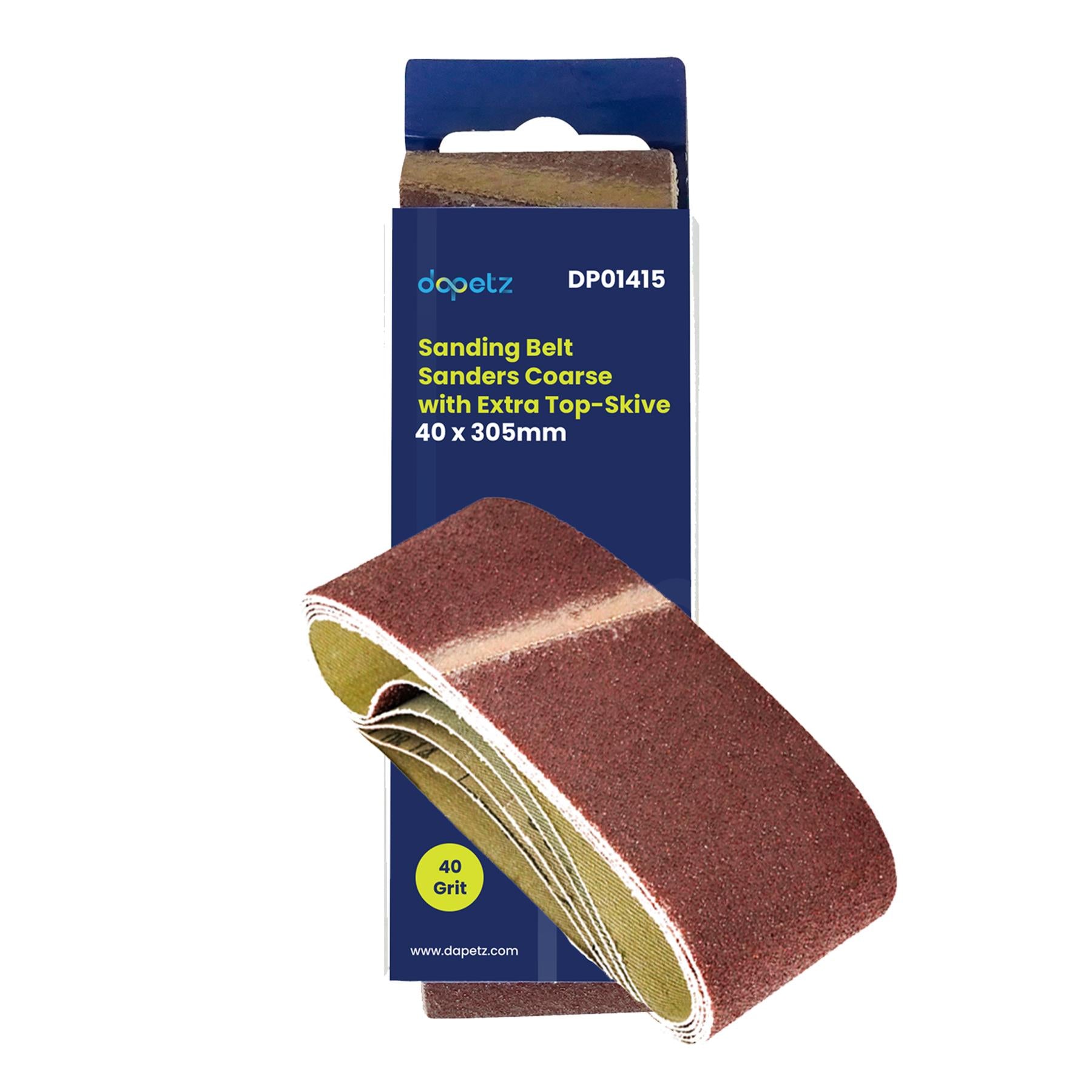 20Pcs Sanding Belts 40 x 305mm Aluminium Oxide 40 Grit For Bosch Makita Sander By Dapetz