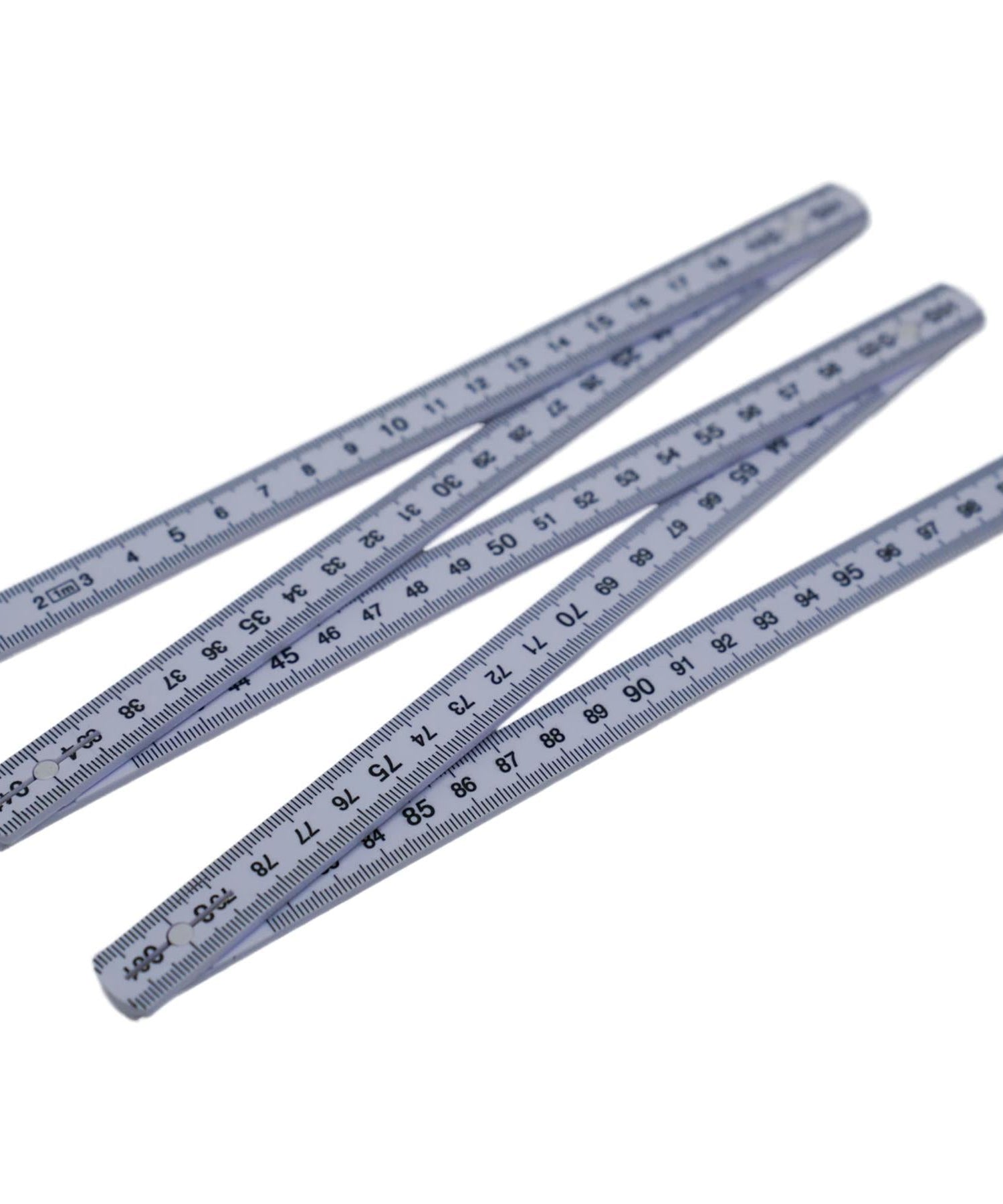 1m Folding Ruler Plastic Rule Measure 3ft Yellow 1000mm