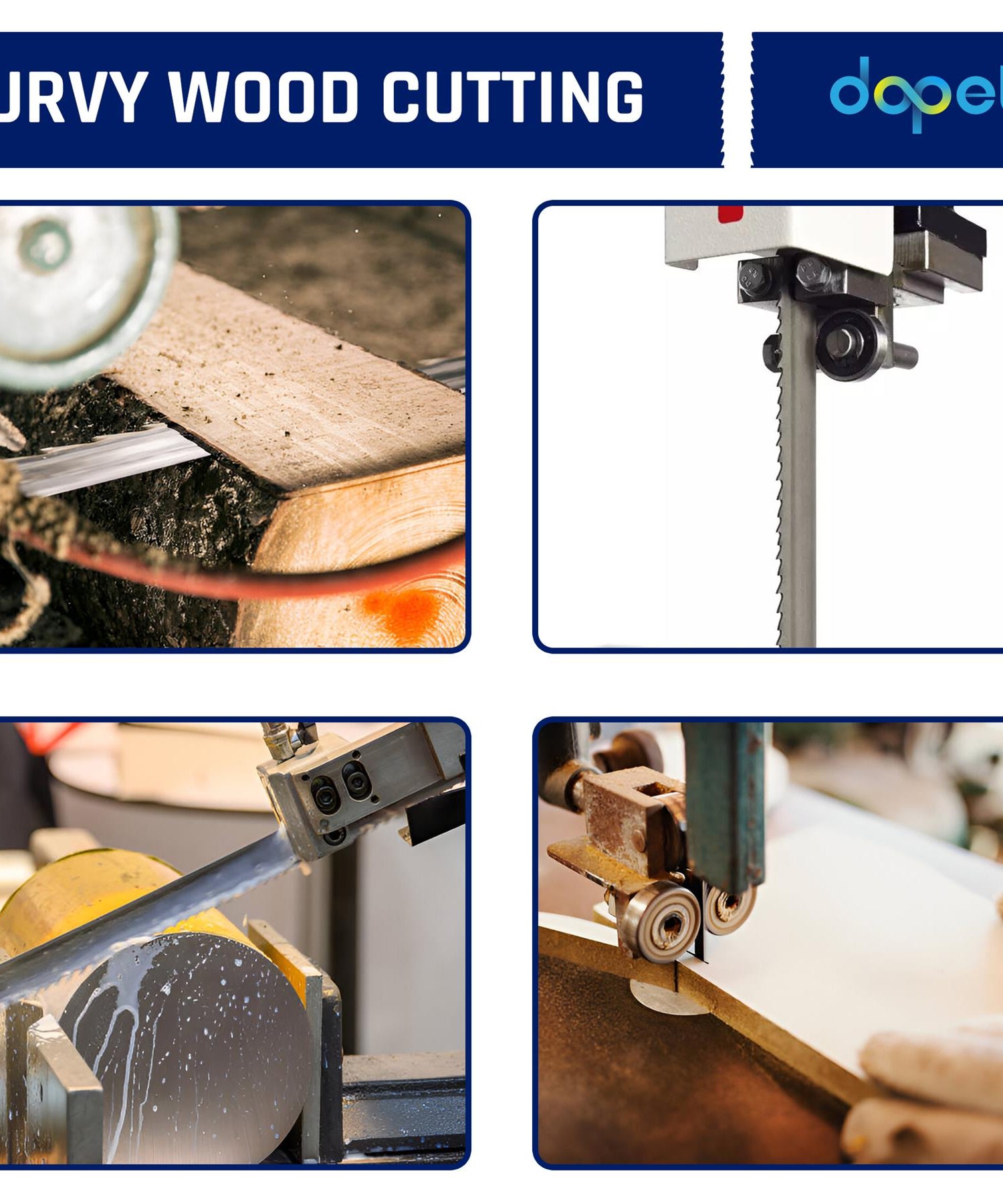 Bandsaw Blades Cutting 1425mm (56") 14Tpi 4X Dapetz