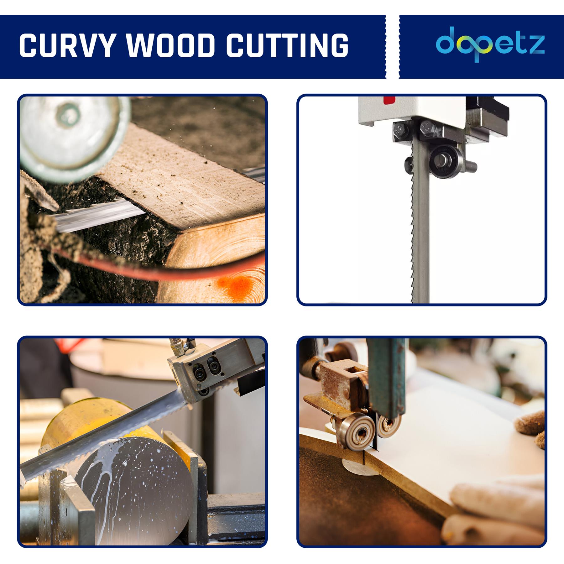 Bandsaw Blades Cutting 1425mm (56") 14Tpi 4X Dapetz