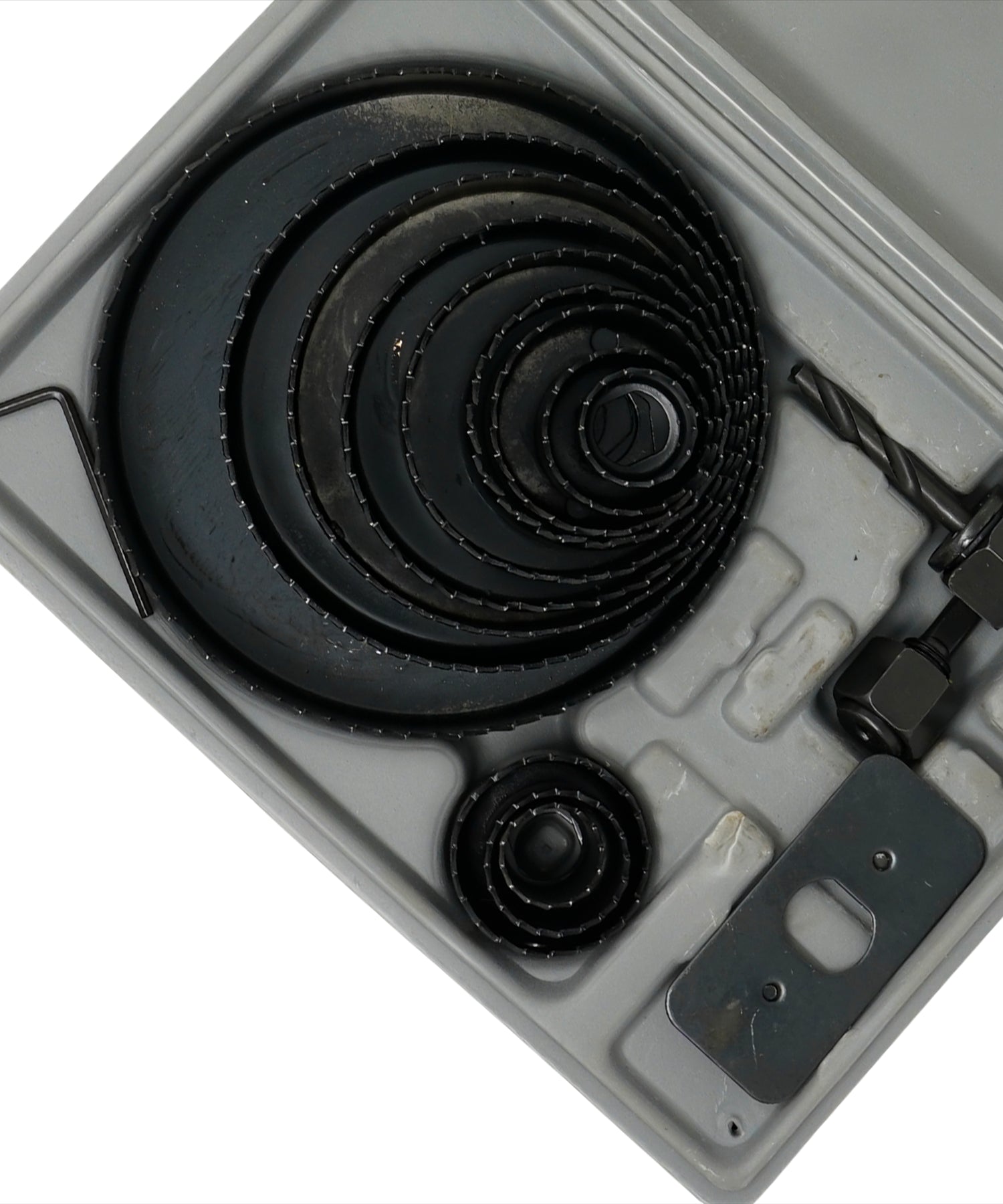 16pc Hole Saw Cutter Set Wood Metal Alloy Plastic Down Lighting Holesaw 19-127mm By Dapetz