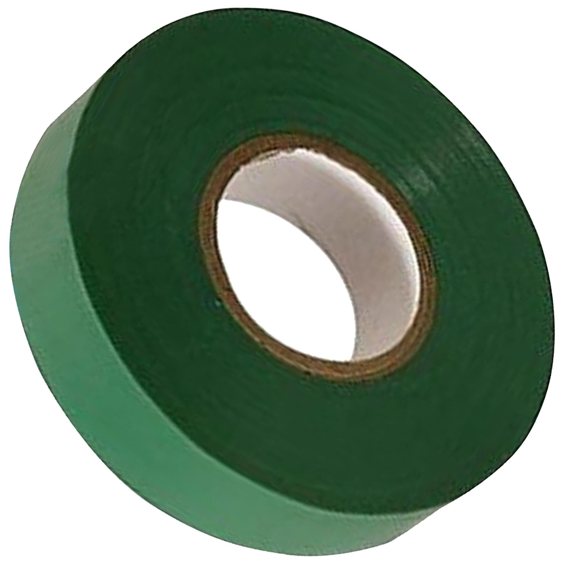 Electrical Pvc Insulation Insulating Tape 22m Flame Retardant Rolls Green 1 Rolls