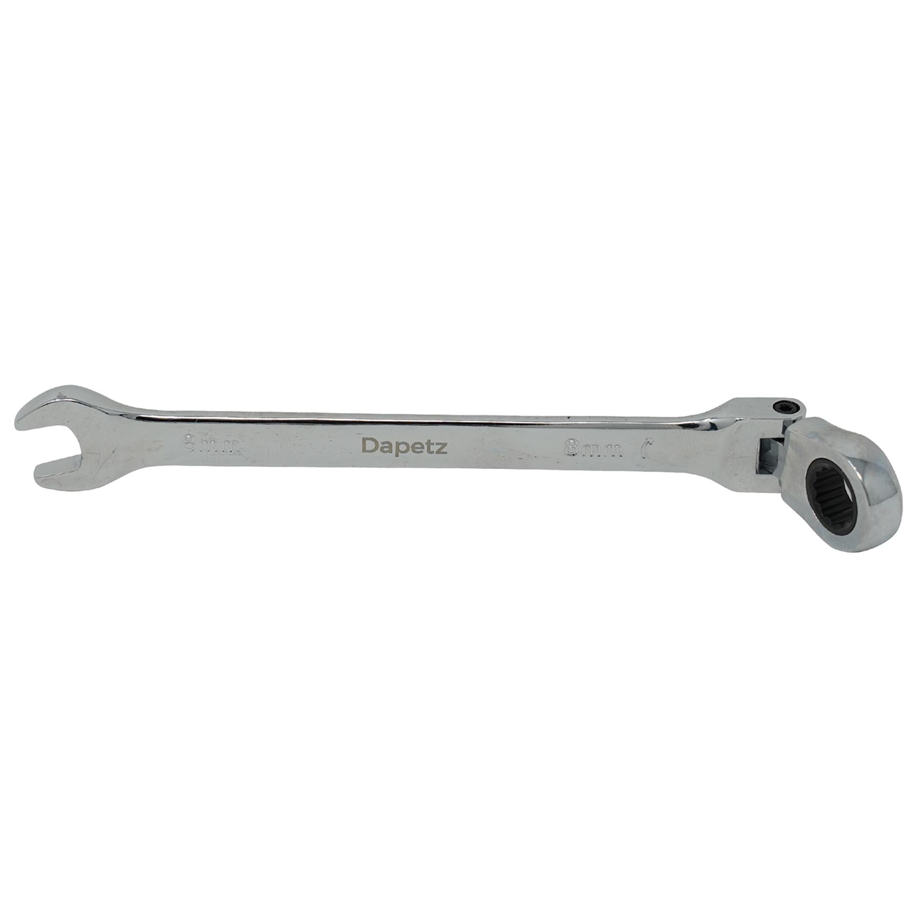 8mm Flexible Head Ratchet Metric Spanner Open End & Ring Guaranteed By Dapetz