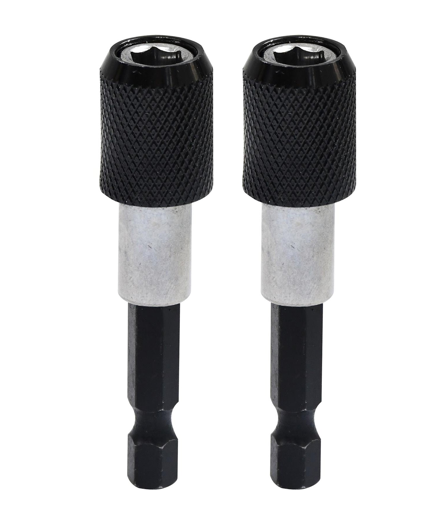 2 x Magnetic Drywall Screw Bit Holder 1/4inch Hex Shank Drill Screw 60mm Length By Dapetz