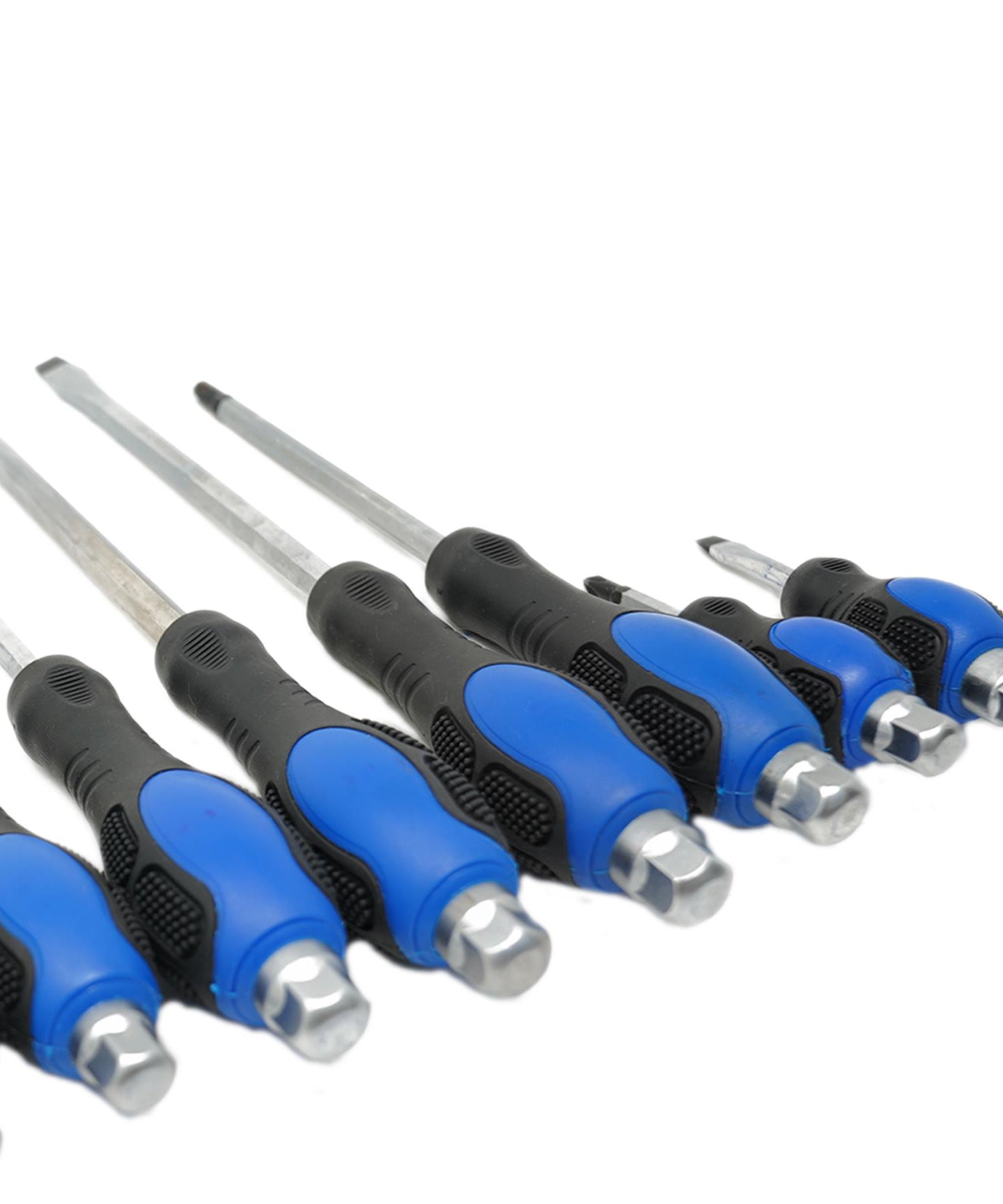 Dapetz Magnetic Screwdriver Set Cushion Grip Handle Flat & Cross Head (12 Pack)